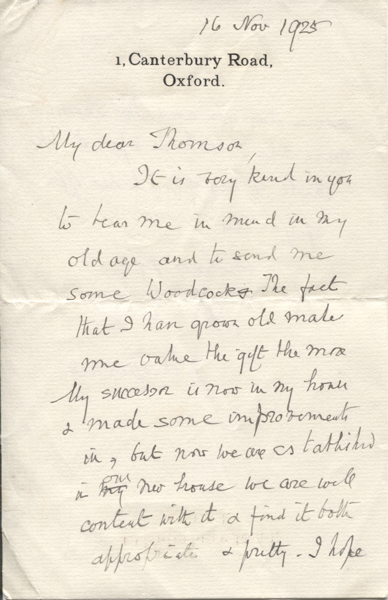 (William A., 1844-1930, Theologian & Educationalist, Originator of the 'Spoonerism') — Sophie Dupré Autographs