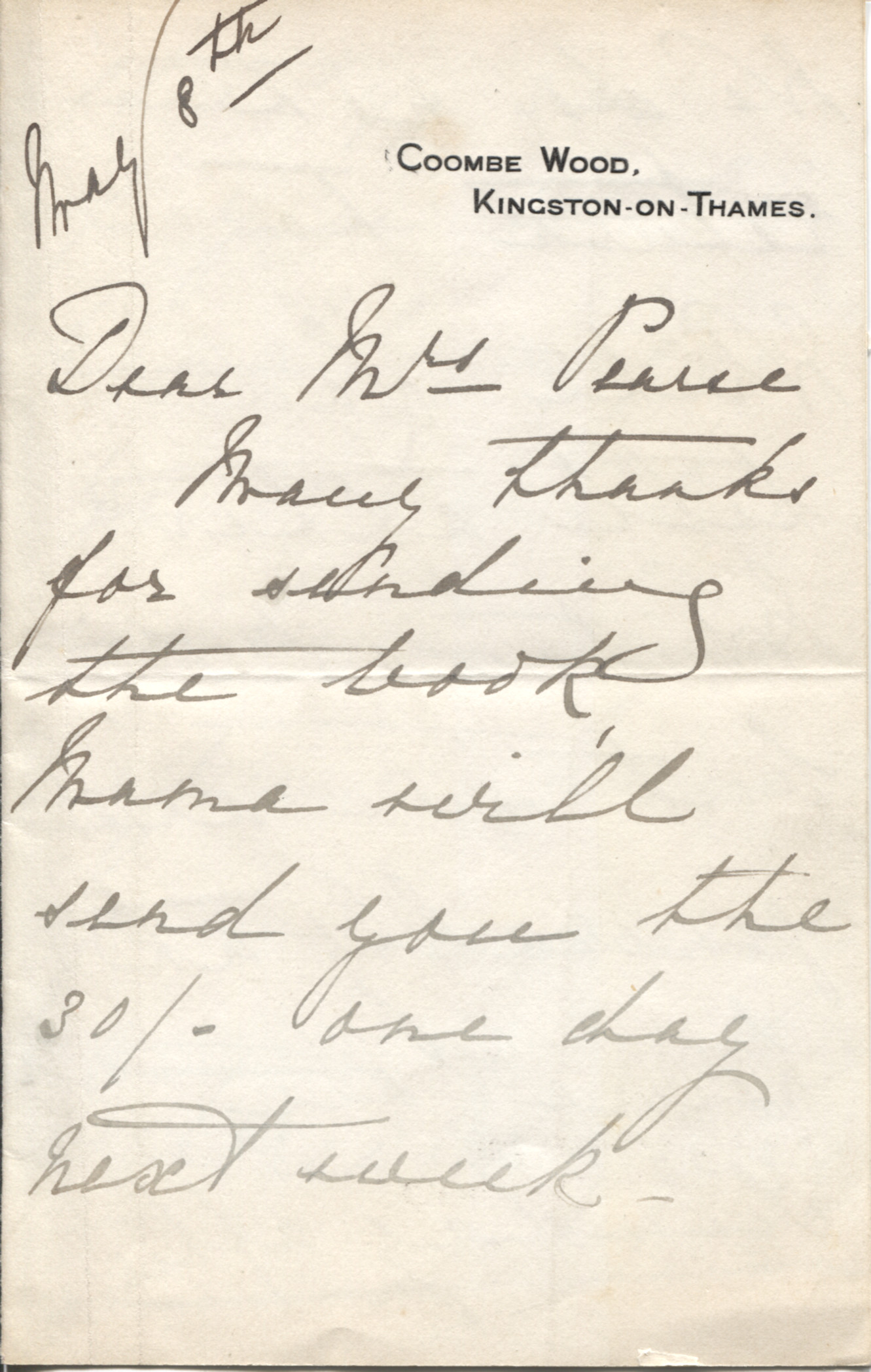 (of Teck, 1867-1953, Queen of George V) — Sophie Dupré Autographs