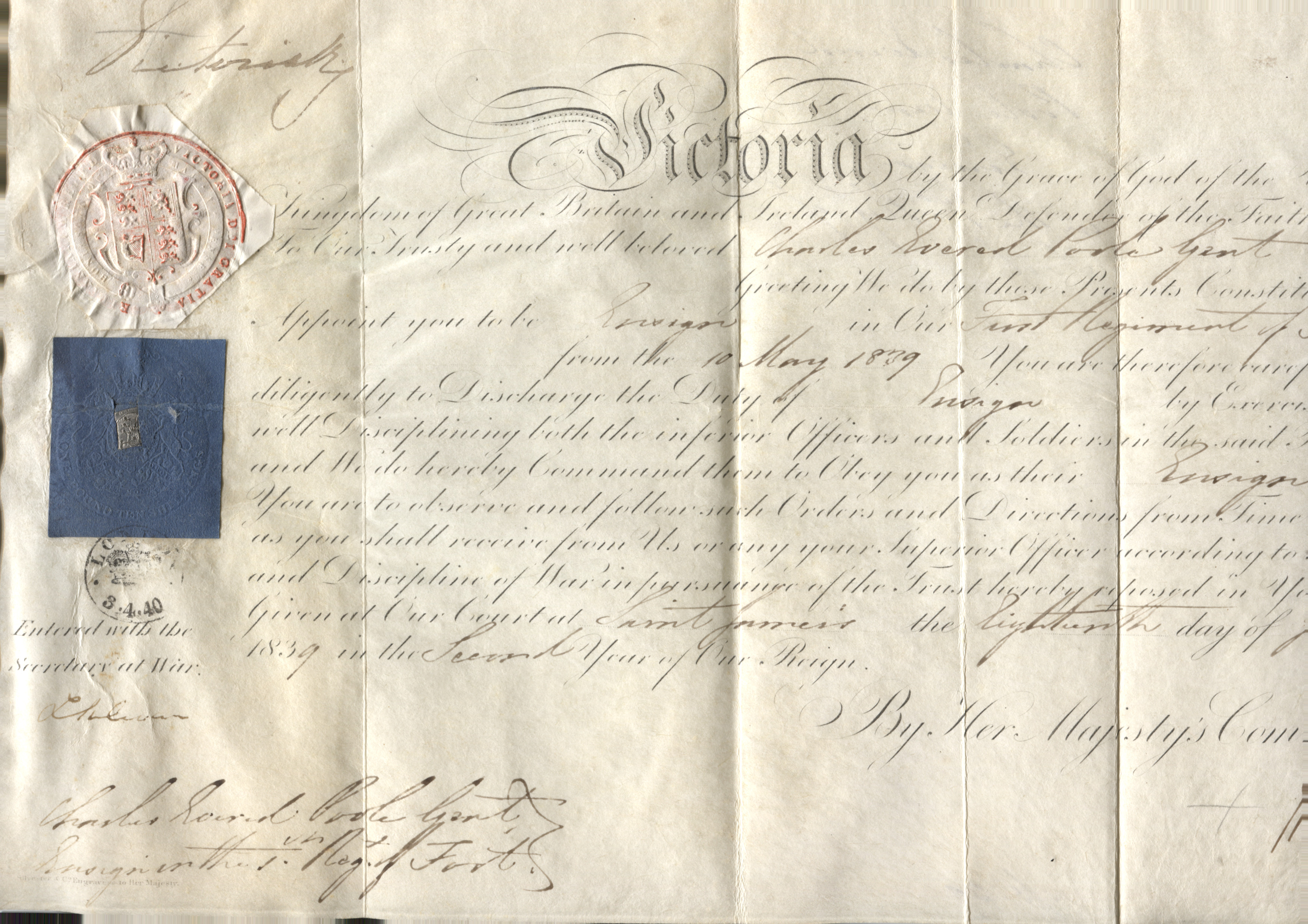 (1819-1901, Queen of Great Britain) — Sophie Dupré Autographs