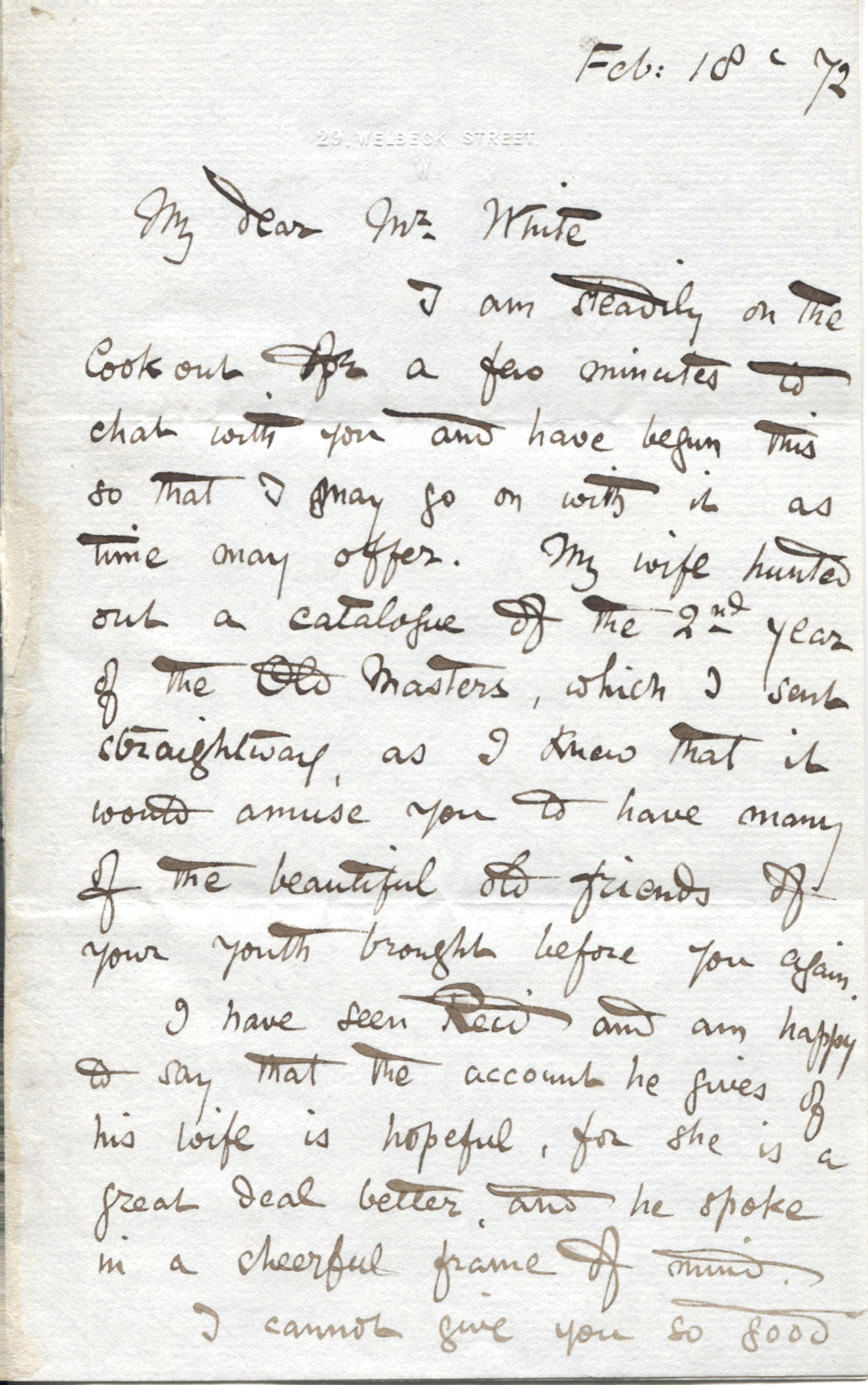 (Thomas, 1825-1892, Pre-Raphaelite Sculptor) — Sophie Dupré Autographs