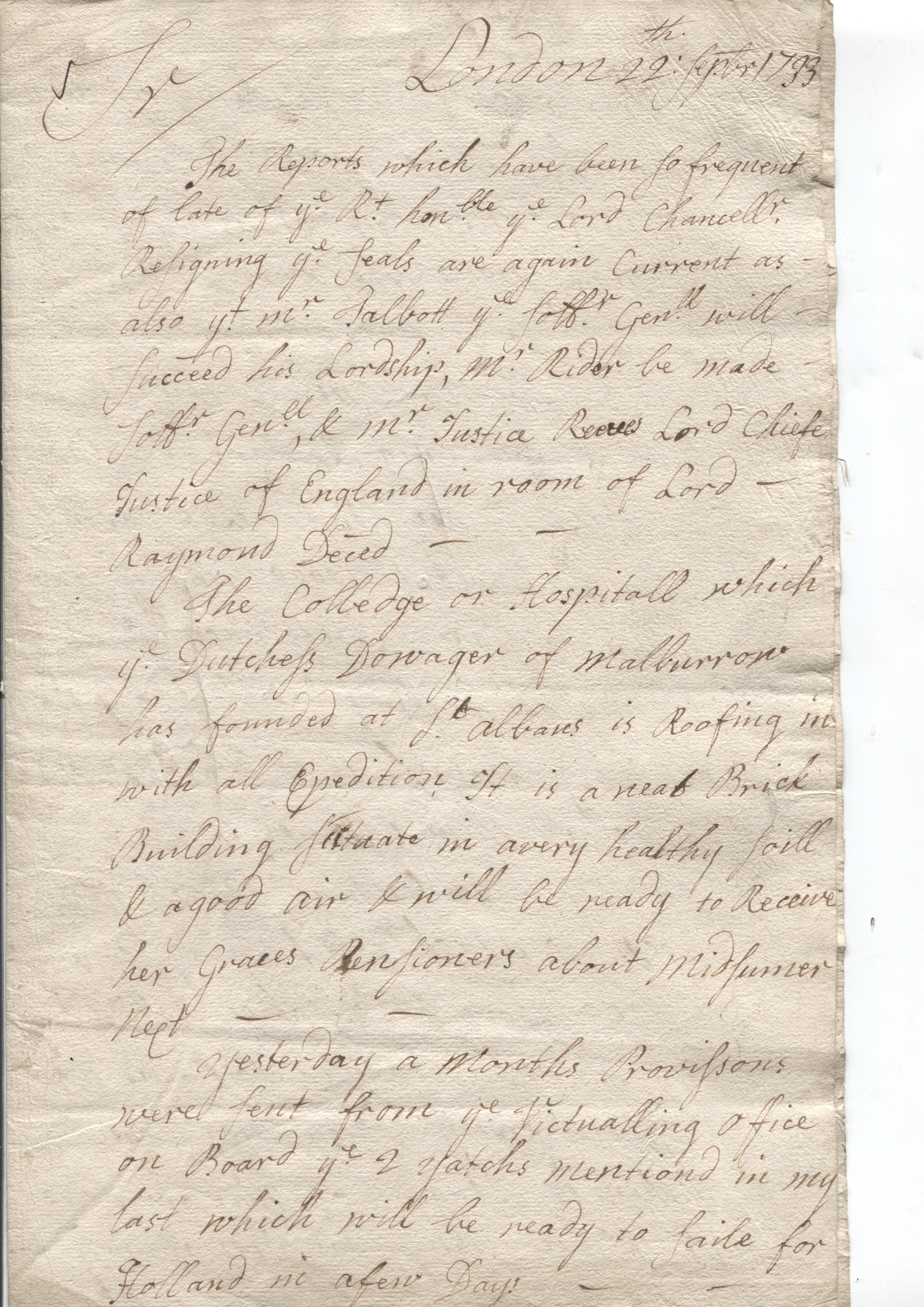 Fascinating report written in a sort of pidgin English addressed to Sir, — Sophie Dupré Autographs