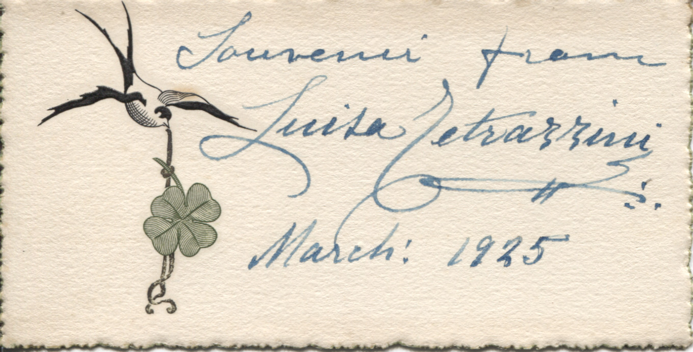 (Luisa, 1871-1940, Italian Soprano) — Sophie Dupré Autographs