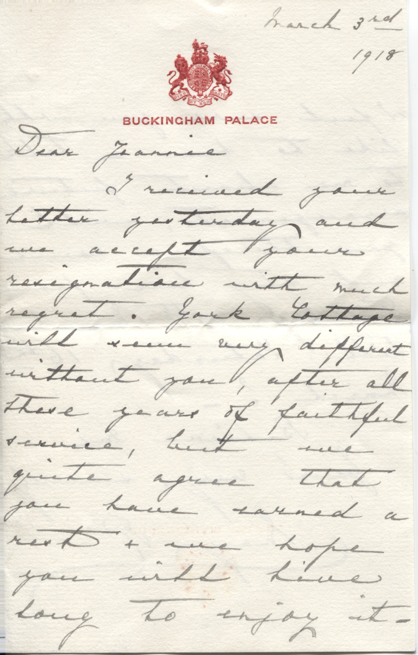 (of Teck, 1867-1953, Queen of George V) — Sophie Dupré Autographs