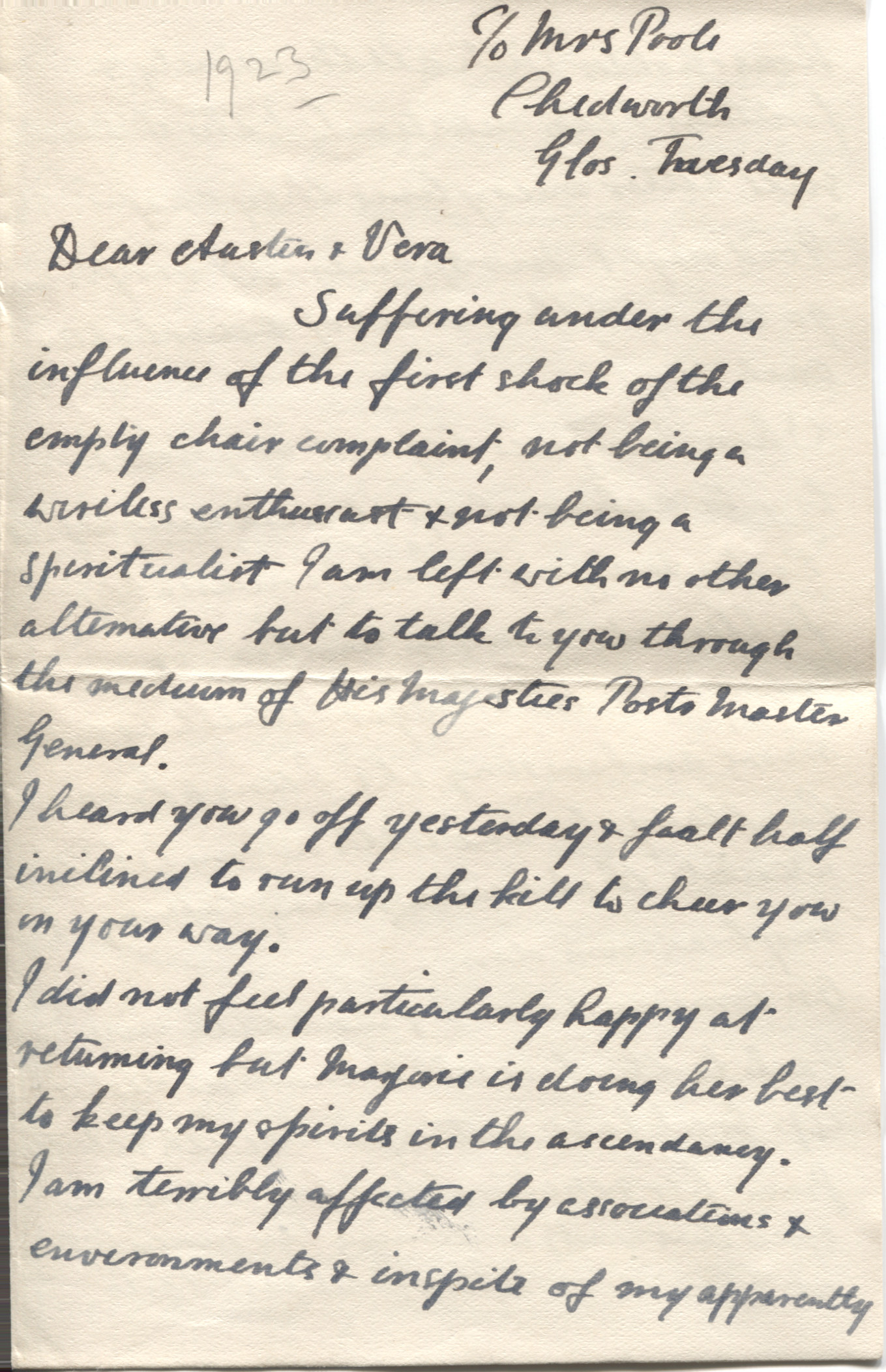 (Gilbert, 1892-1979, Artist, brother of Sir Stanley) — Sophie Dupré Autographs