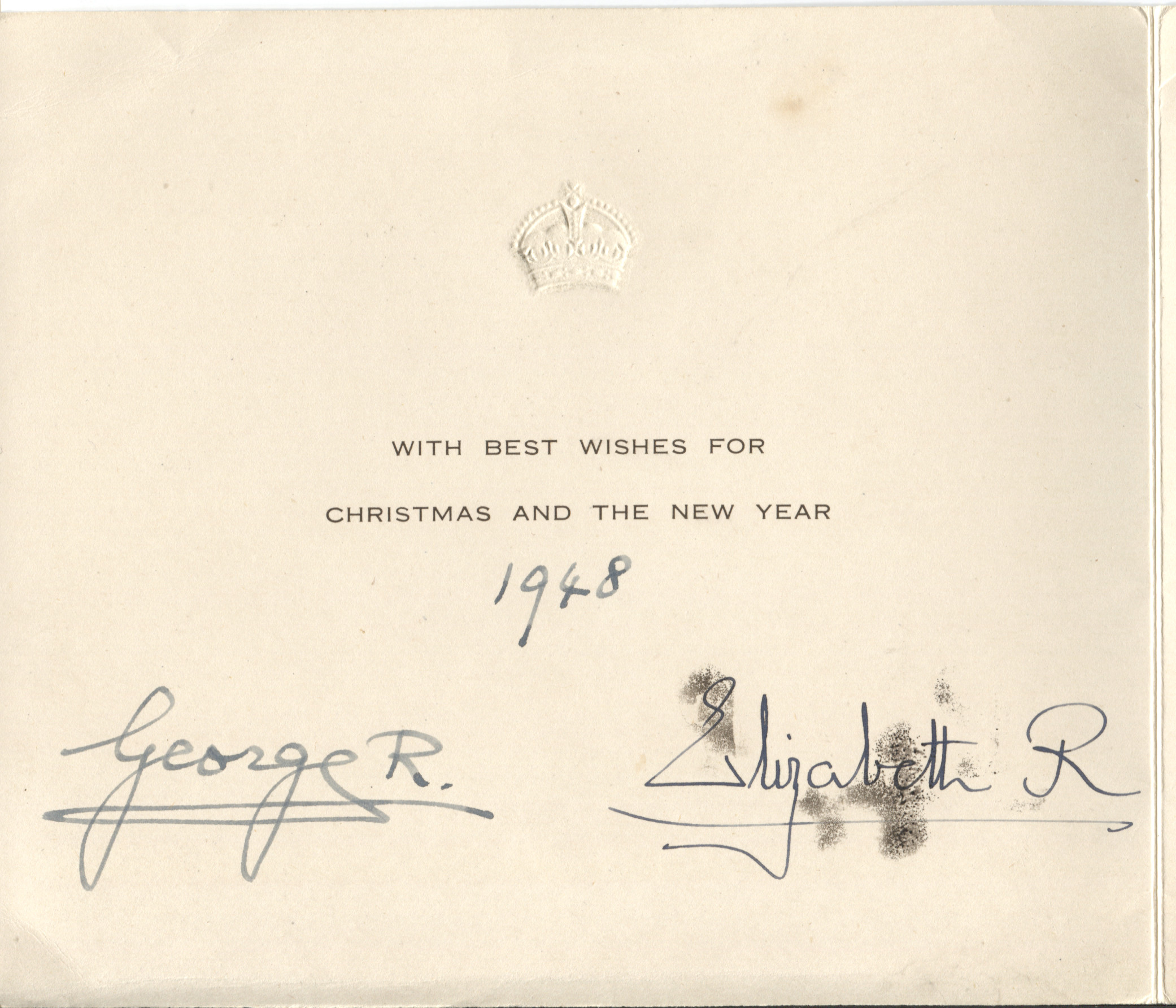 (1895-1952, King of England) & ELIZABETH (The Queen Mother, b. 1900, his Queen) — Sophie Dupré Autographs