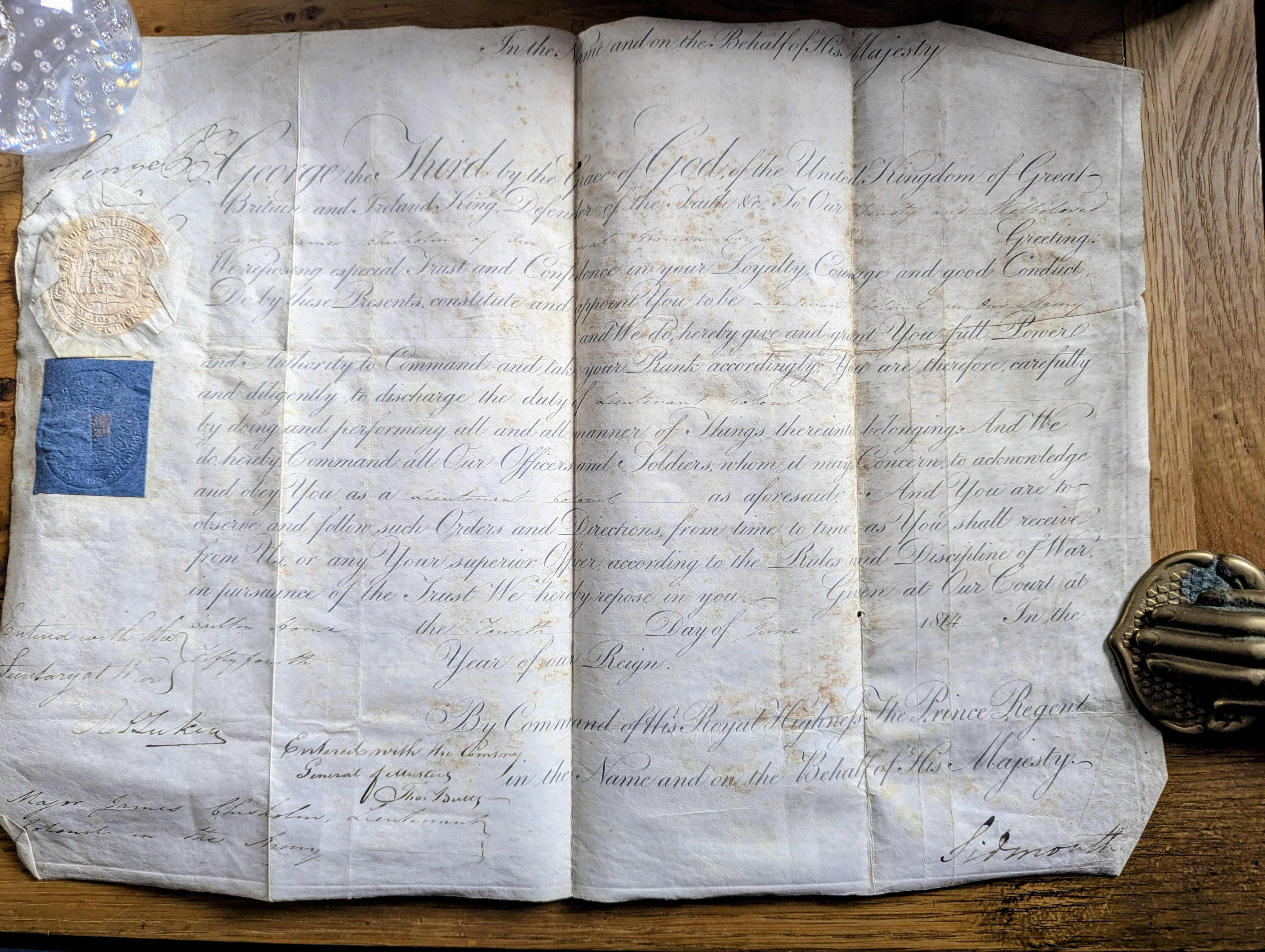 (1762-1830, King of Great Britain) — Sophie Dupré Autographs