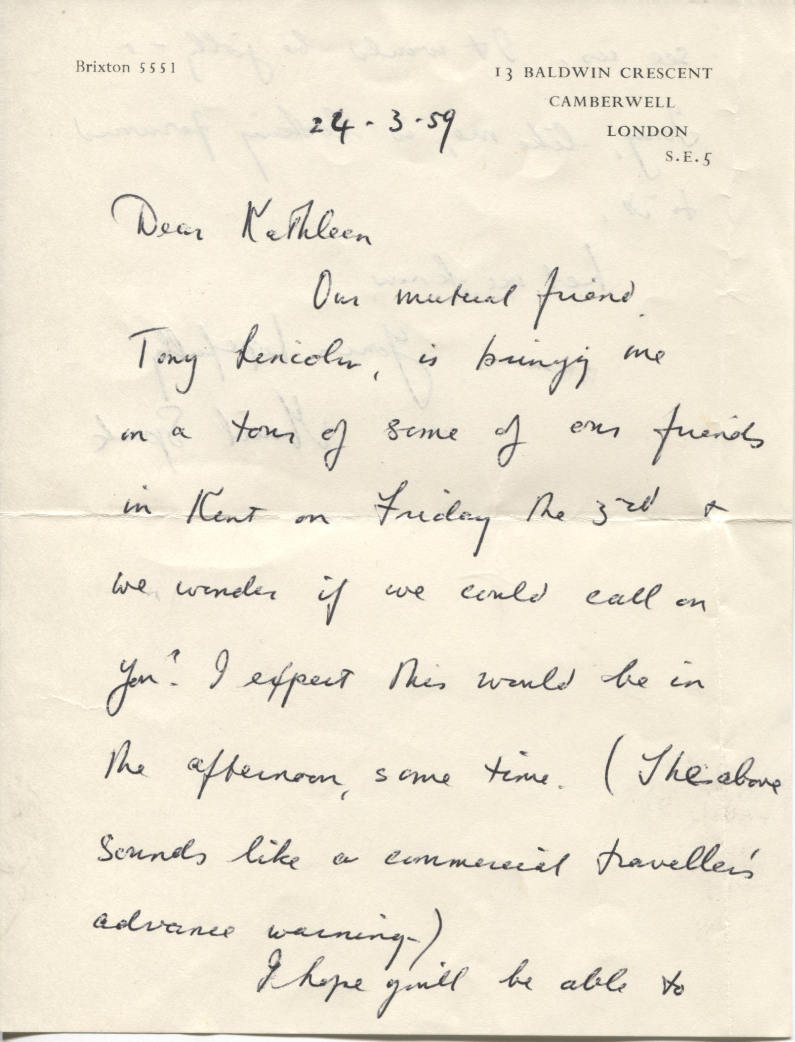 (Dame Muriel, 1918-2006, Scottish Novelist, Short Story Writer, Poet and Essaysist) — Sophie Dupré Autographs