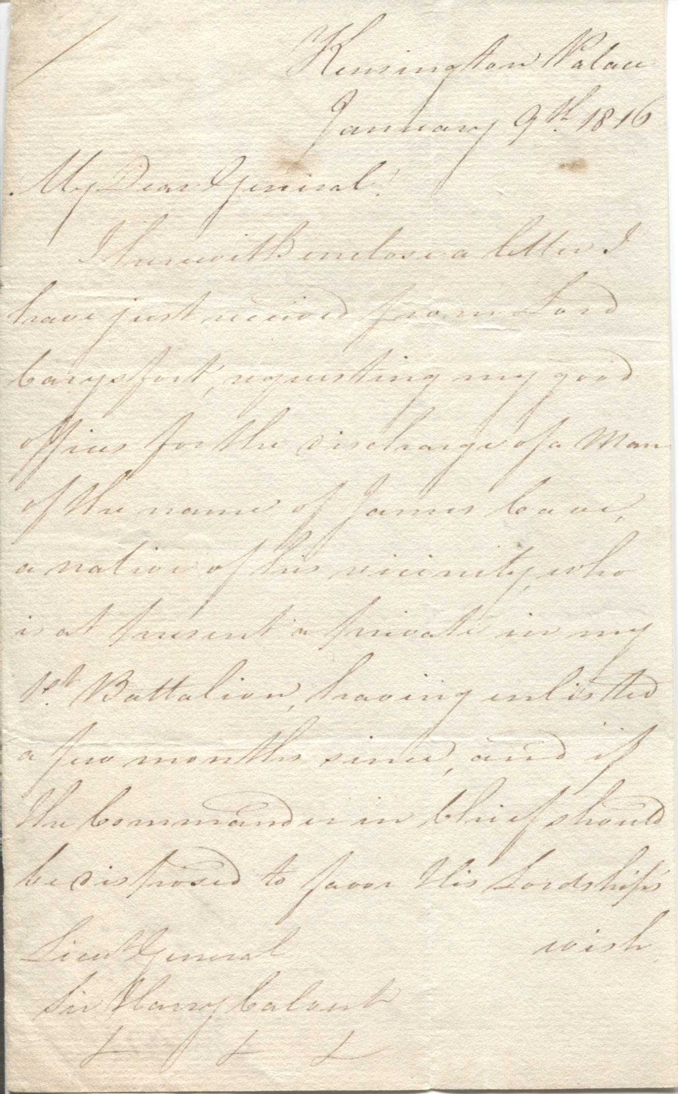 (Duke of Kent, 1767-1820, 4th Son of George III, Queen Victoria's Father) — Sophie Dupré Autographs