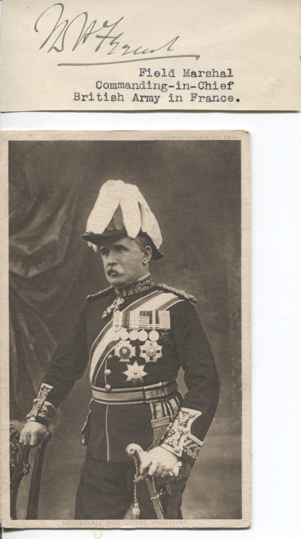 (Sir John, Earl of Ypres, 1852-1925, Field-Marshall) — Sophie Dupré Autographs