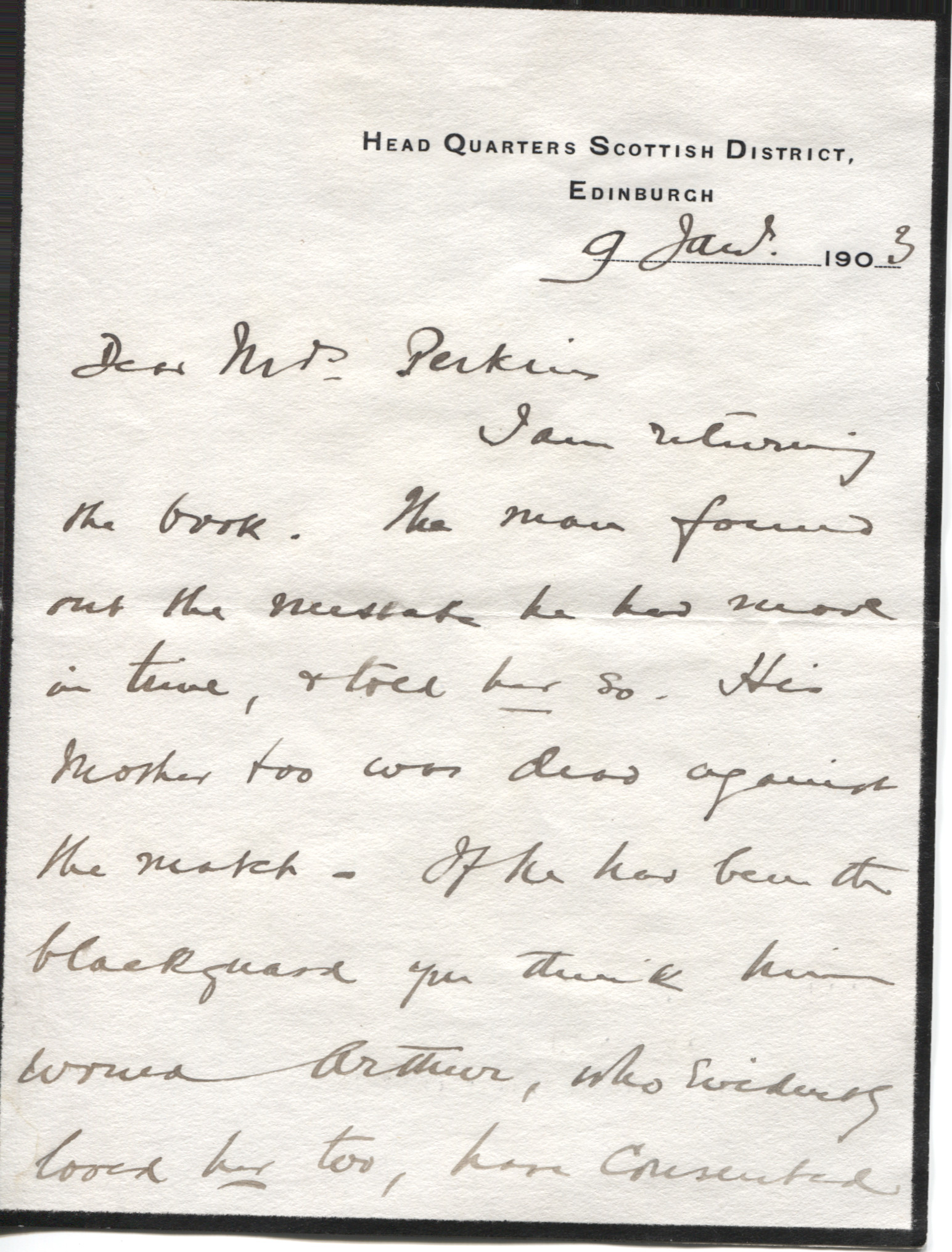 (Sir Archibald, 1856-1936, General, M.P.) — Sophie Dupré Autographs