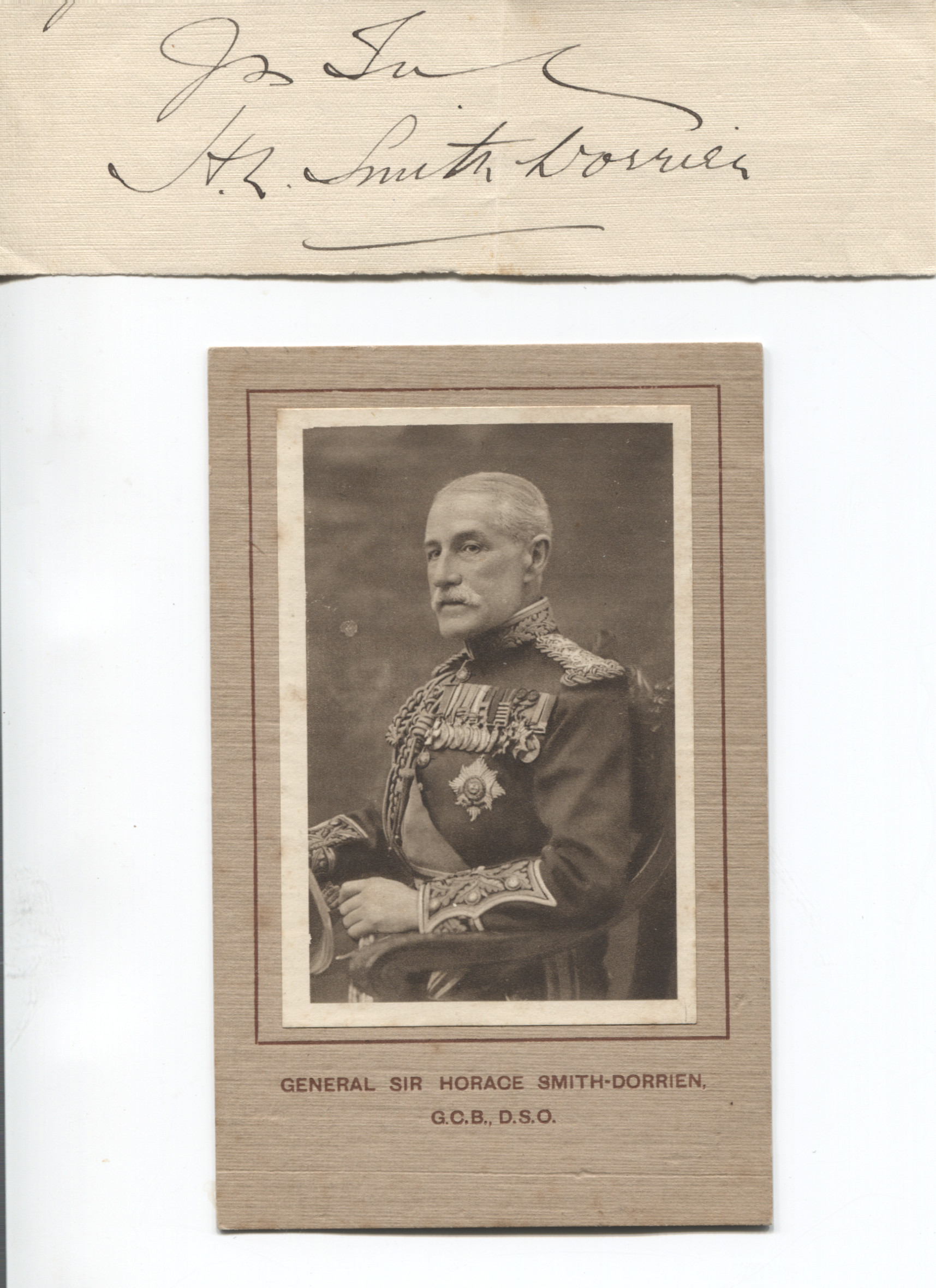 (Sir Horace Lockwood, 1858-1930, General, Governor of Gibraltar 1918-1923) — Sophie Dupré Autographs