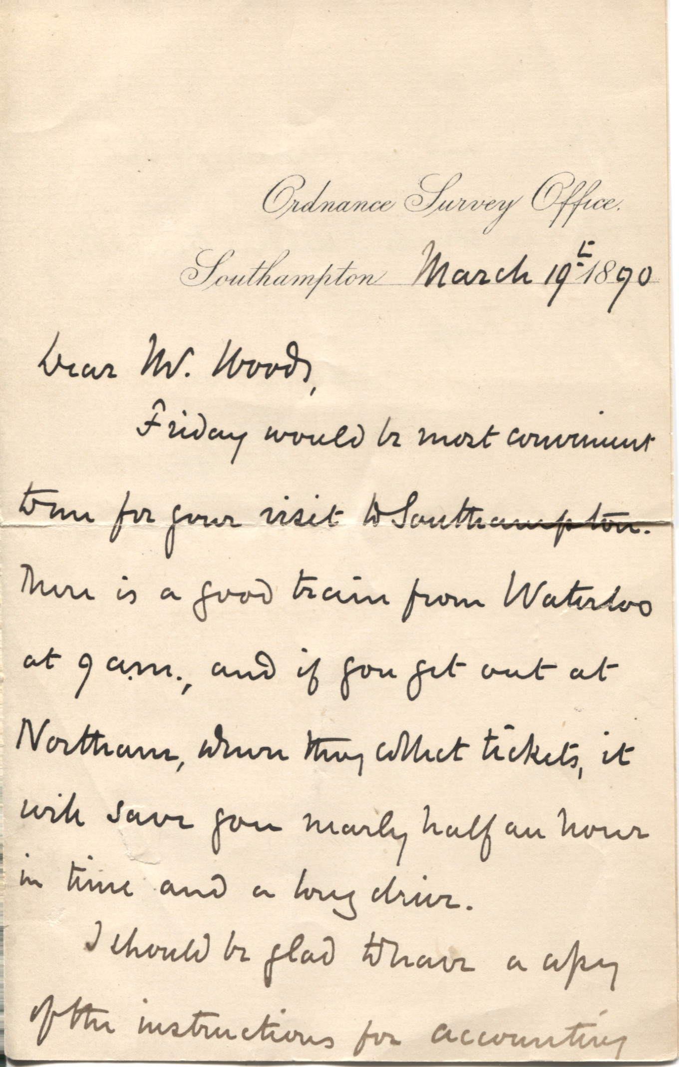 (Sir Charles William, 1836-1905, Major General, Geographer and Archaeologist) — Sophie Dupré Autographs