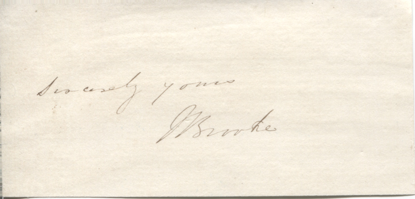 (Sir James, 1803-1868, Raja of Sarawak) — Sophie Dupré Autographs