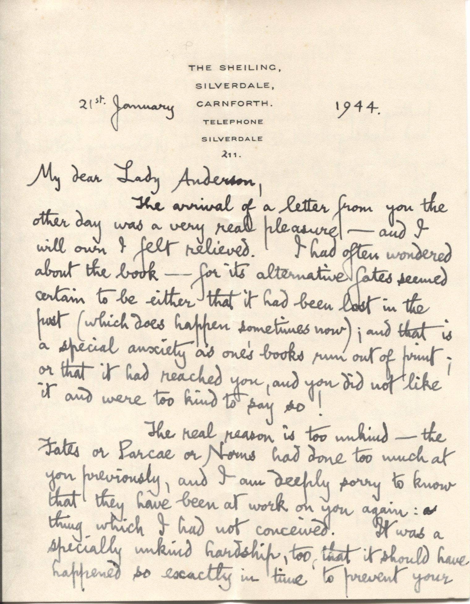 (Gordon, 1874-1948, Poet) — Sophie Dupré Autographs