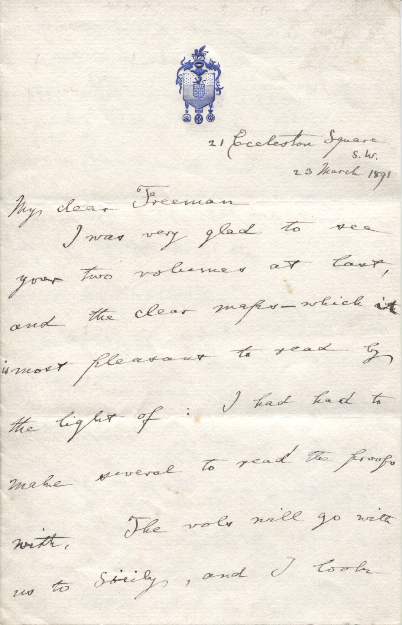 (Sir Clements, 1830-1916, Geographer and President of the Royal Geographical Society) — Sophie Dupré Autographs