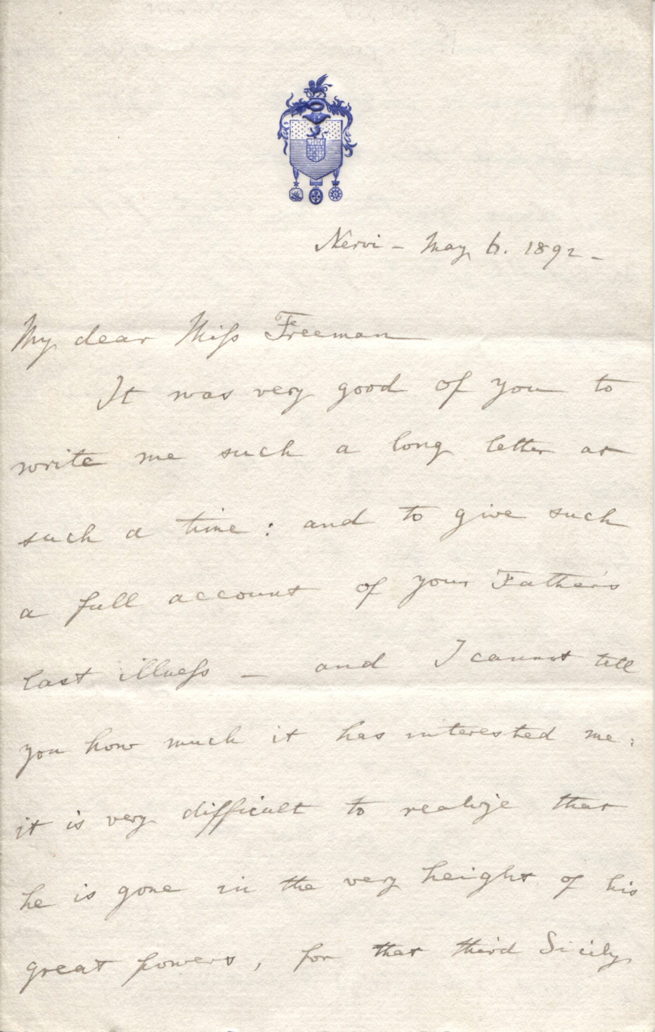 (Sir Clements, 1830-1916, Geographer and President of the Royal Geographical Society) — Sophie Dupré Autographs