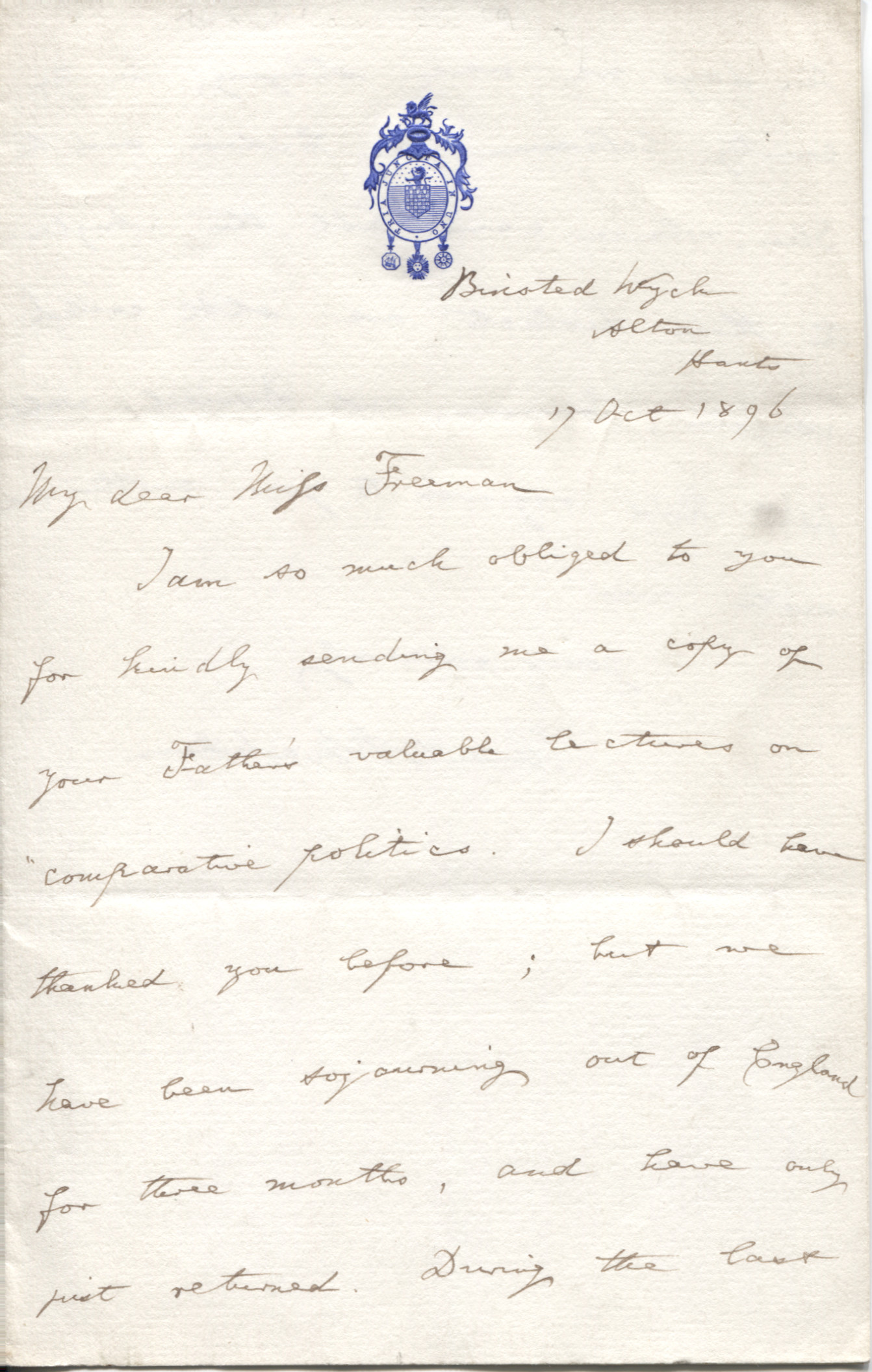(Sir Clements, 1830-1916, Geographer and President of the Royal Geographical Society) — Sophie Dupré Autographs