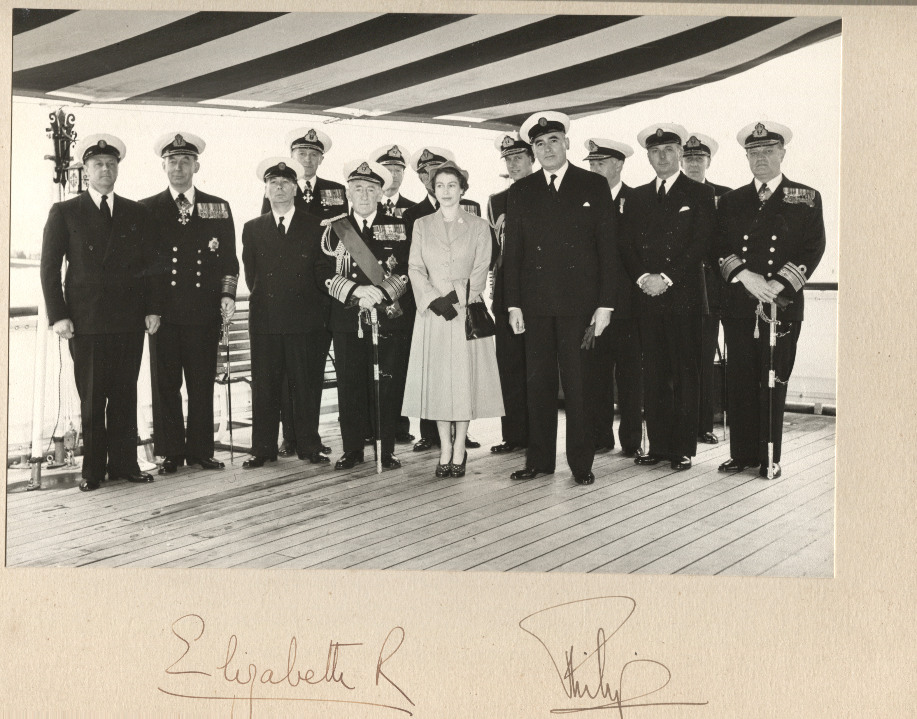 (1926-2022, Longest Serving Monarch of Great Britain) & PHILIP (Duke of Edinburgh, 1921-2021, her Husband) — Sophie Dupré Autographs