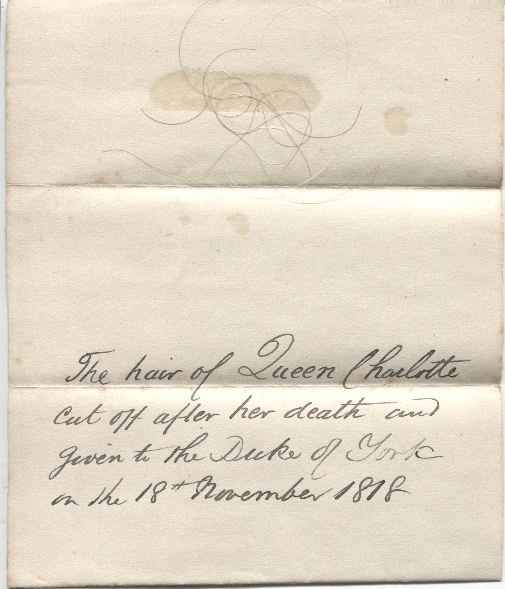(1744-1818, of Mecklenburg Strelitz, Queen of George III)] — Sophie Dupré Autographs