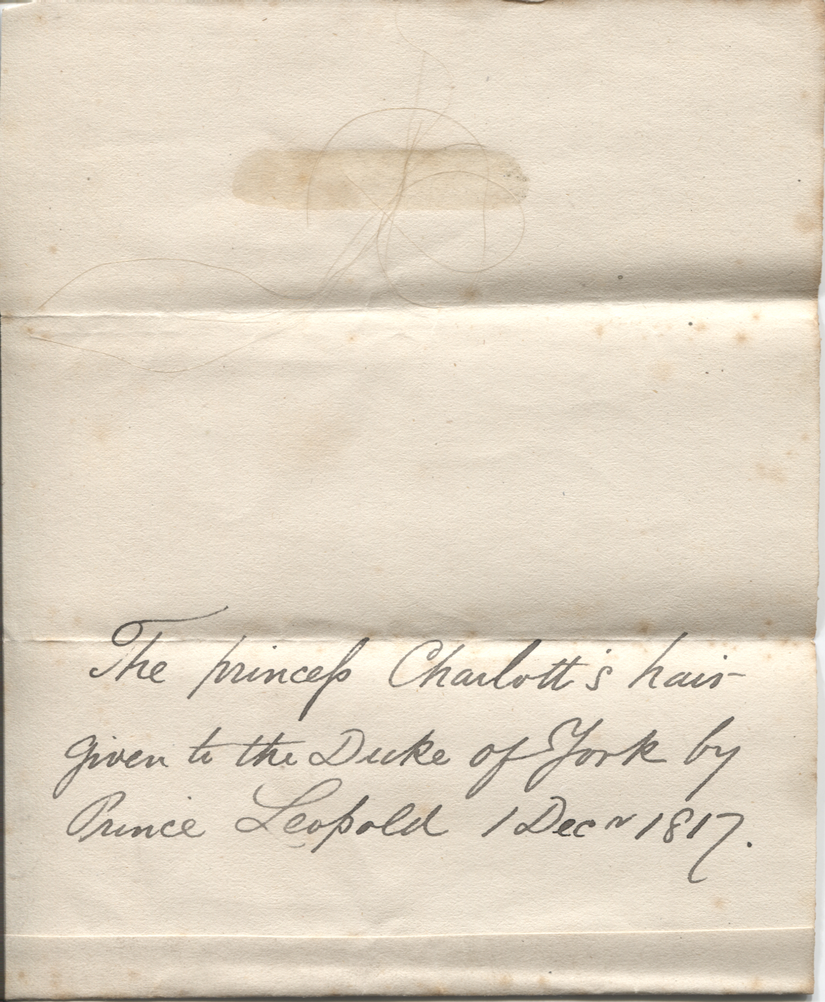 (Princess, 1796-1817, only daughter of George IV, wife of Leopold I, King of the Belgians, her death in childbirth resulted in the succession of Queen Victoria)] — Sophie Dupré Autographs