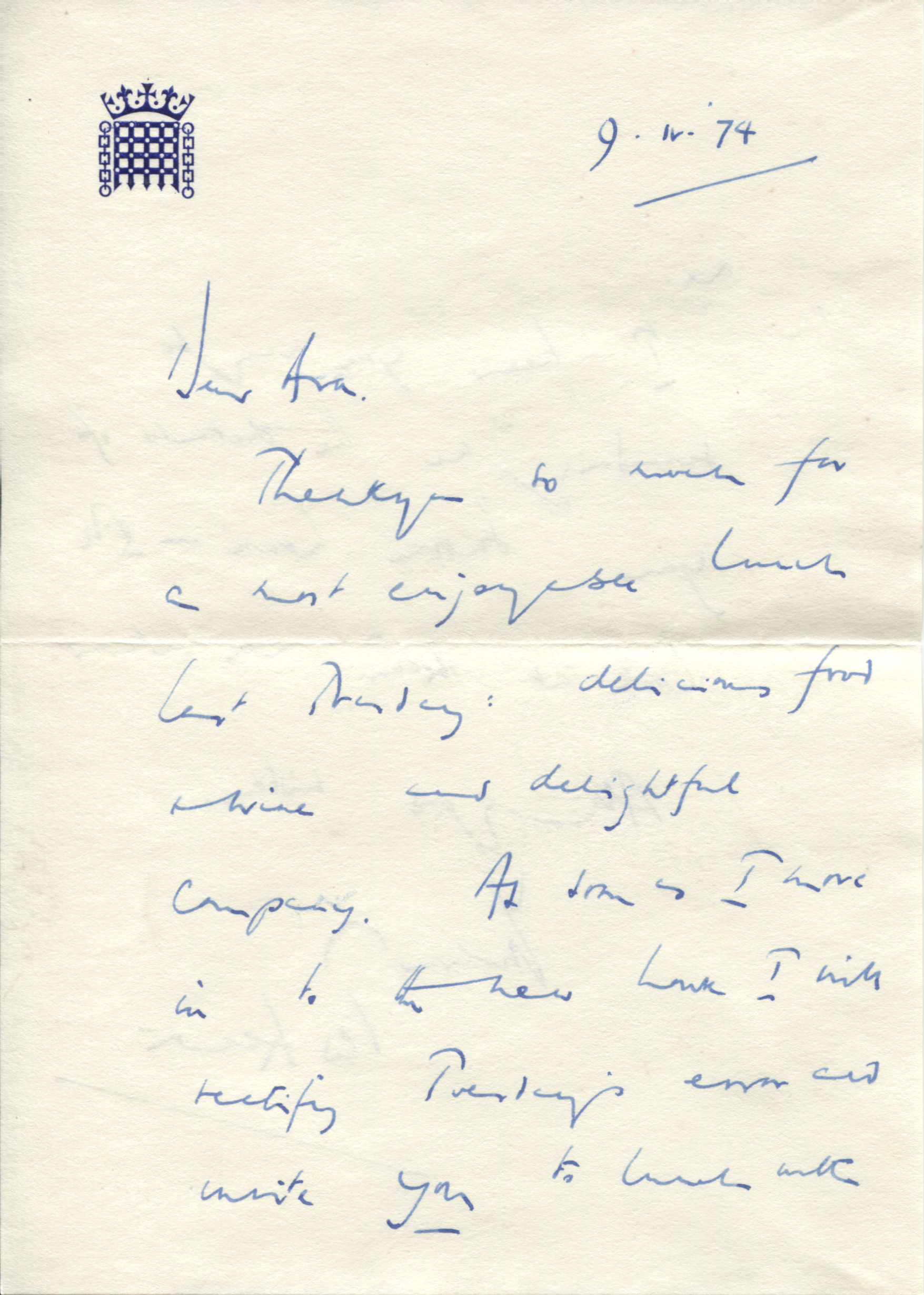 (Edward, 1916-2005, Prime Minister, Conservative) — Sophie Dupré Autographs