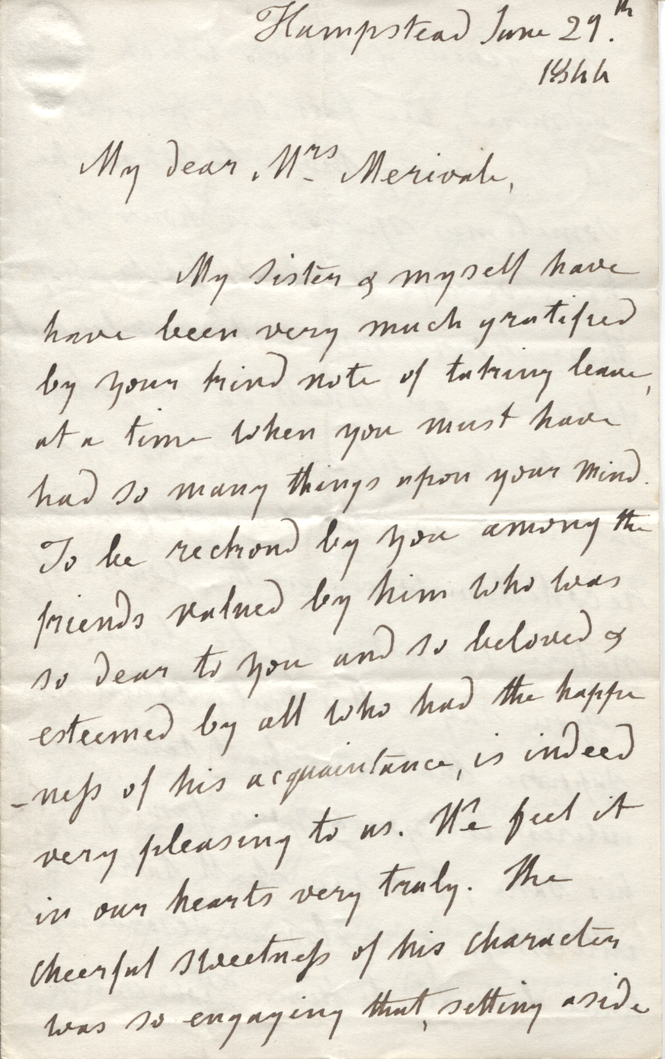 (Joanna, 1762-1851, Poet & Dramatist) — Sophie Dupré Autographs