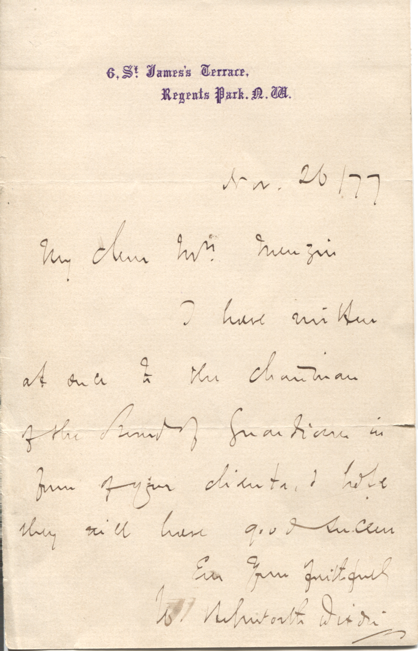 (William Hepworth, 1821-1879, Historian and Traveller from Manchester) — Sophie Dupré Autographs