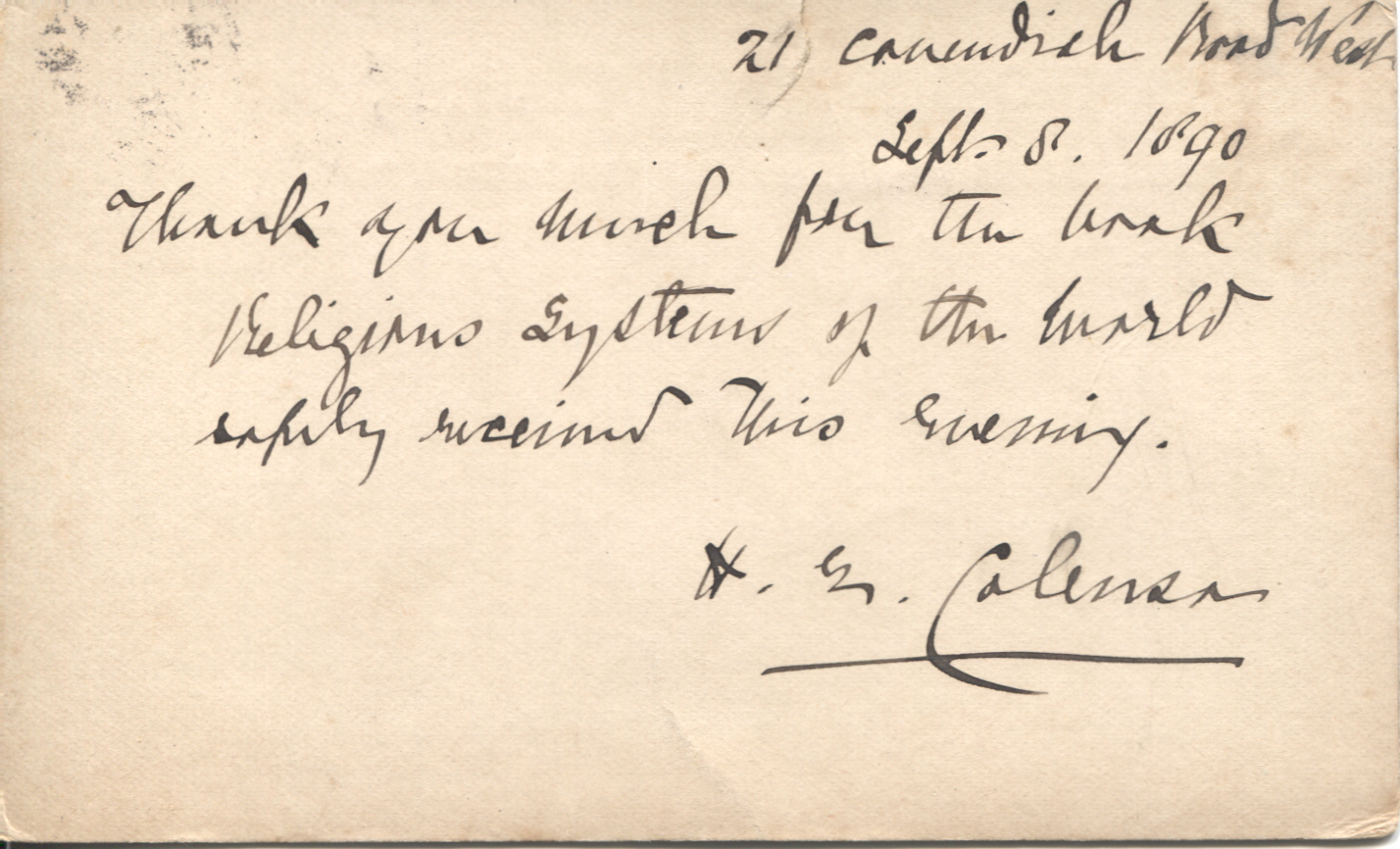 (Harriette Emily, 1847-1932, Christian Missionary in Southern Africa) — Sophie Dupré Autographs