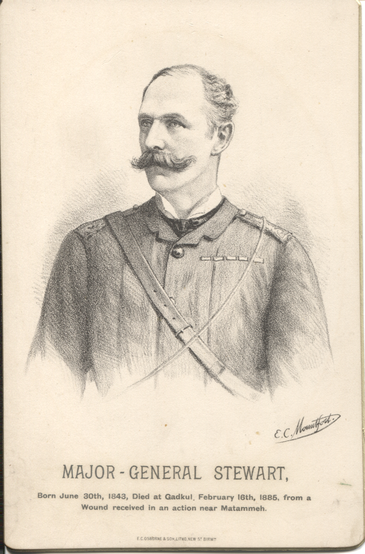 (Major-General Sir Herbert, 1843-1885, Cricketer and Army Officer) — Sophie Dupré Autographs
