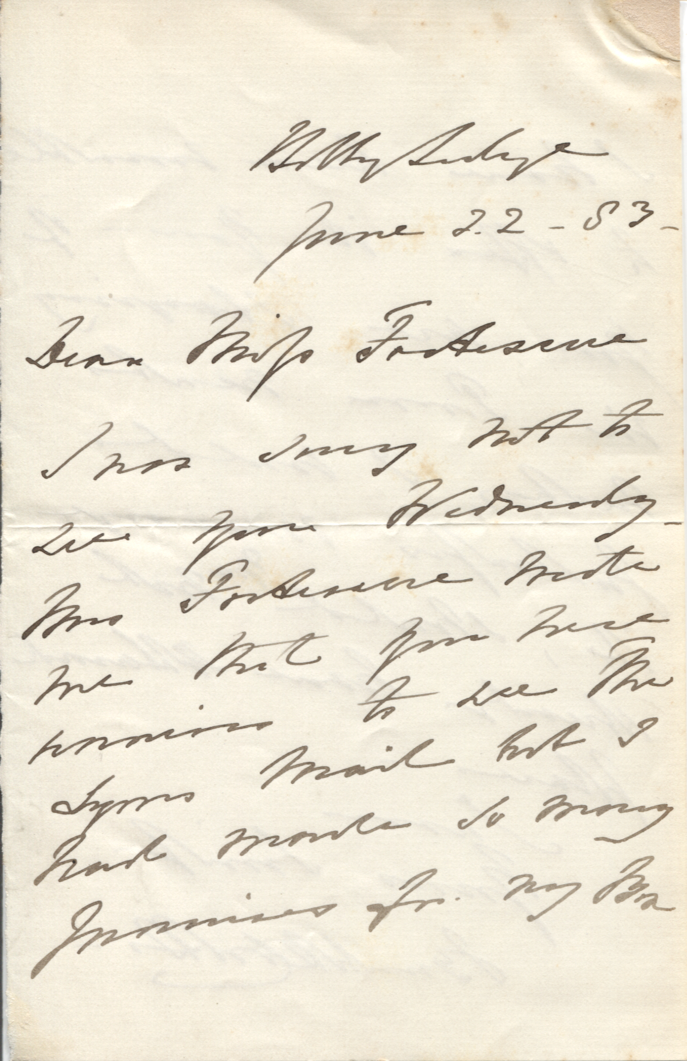 (Angela Georgina, 1814-1906, from 1871 Baroness in her own right, Philanthropist) — Sophie Dupré Autographs