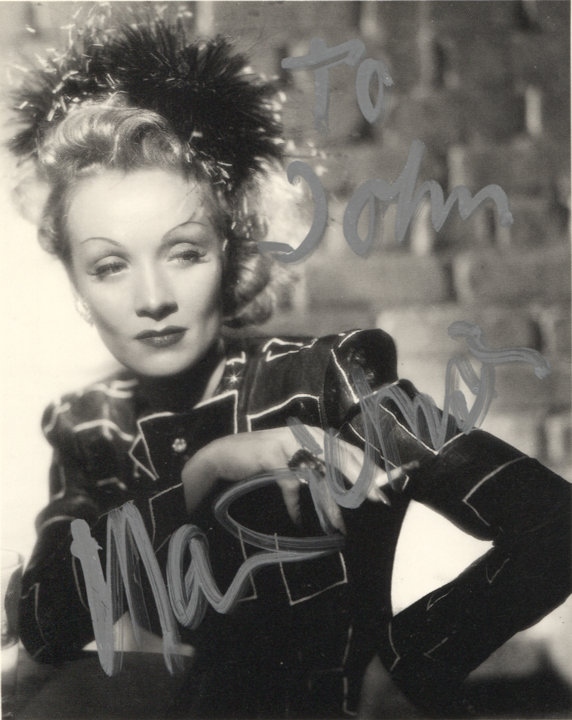 (Marlene, 1904-1992, German Film Actress) — Sophie Dupré Autographs