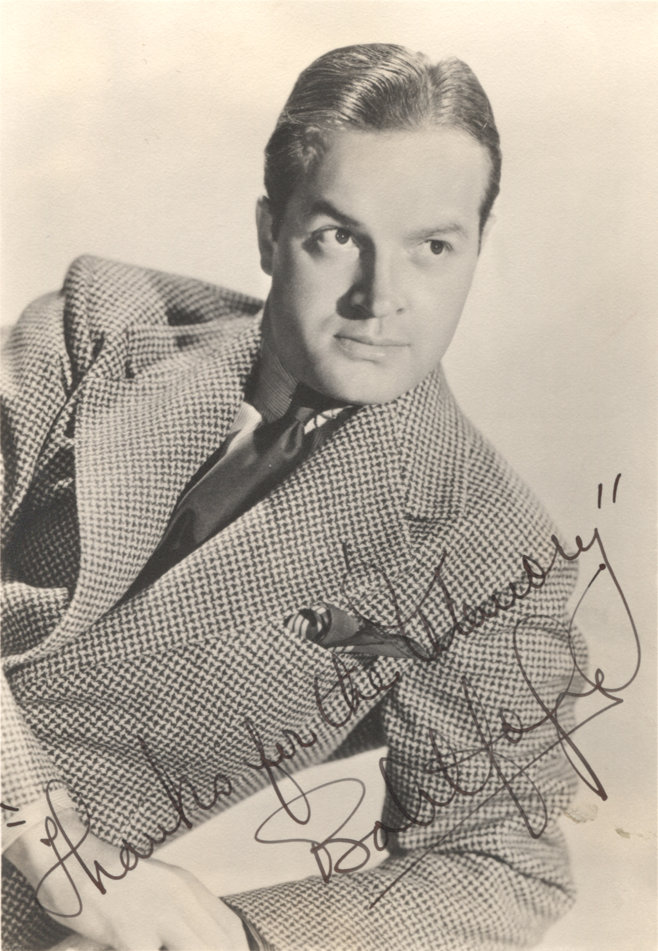 (Bob, 1903-2003, American Comedian, Singer, Dancer and Actor) — Sophie Dupré Autographs