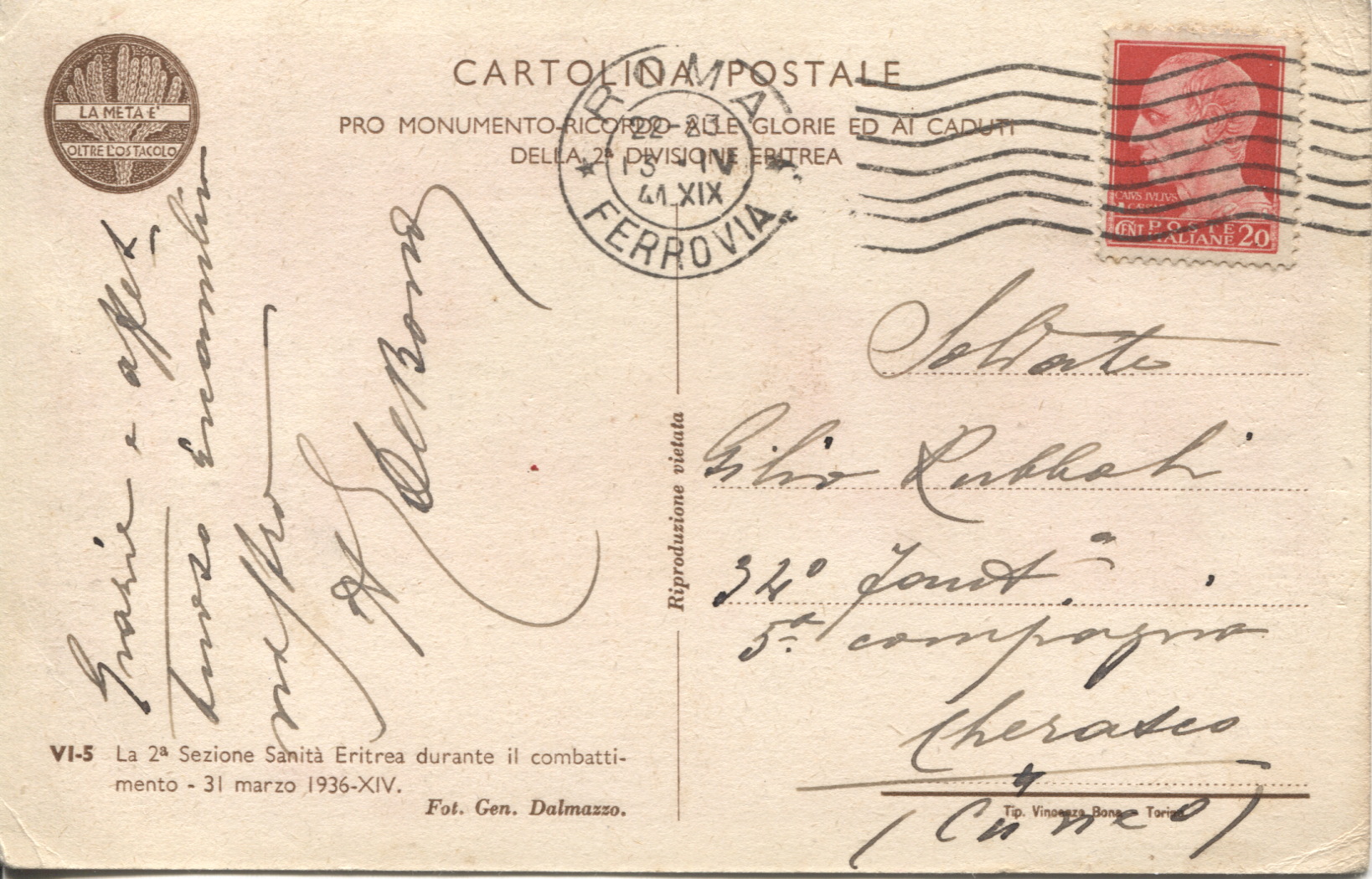 (Emilio, 1866-1944, Italian Fascist Politician & General, one of the four founders of Fascism and commander of the invasion of Abyssinia in 1935, executed after voting against Mussolini in the Fascist Supreme Council) — Sophie Dupré Autographs