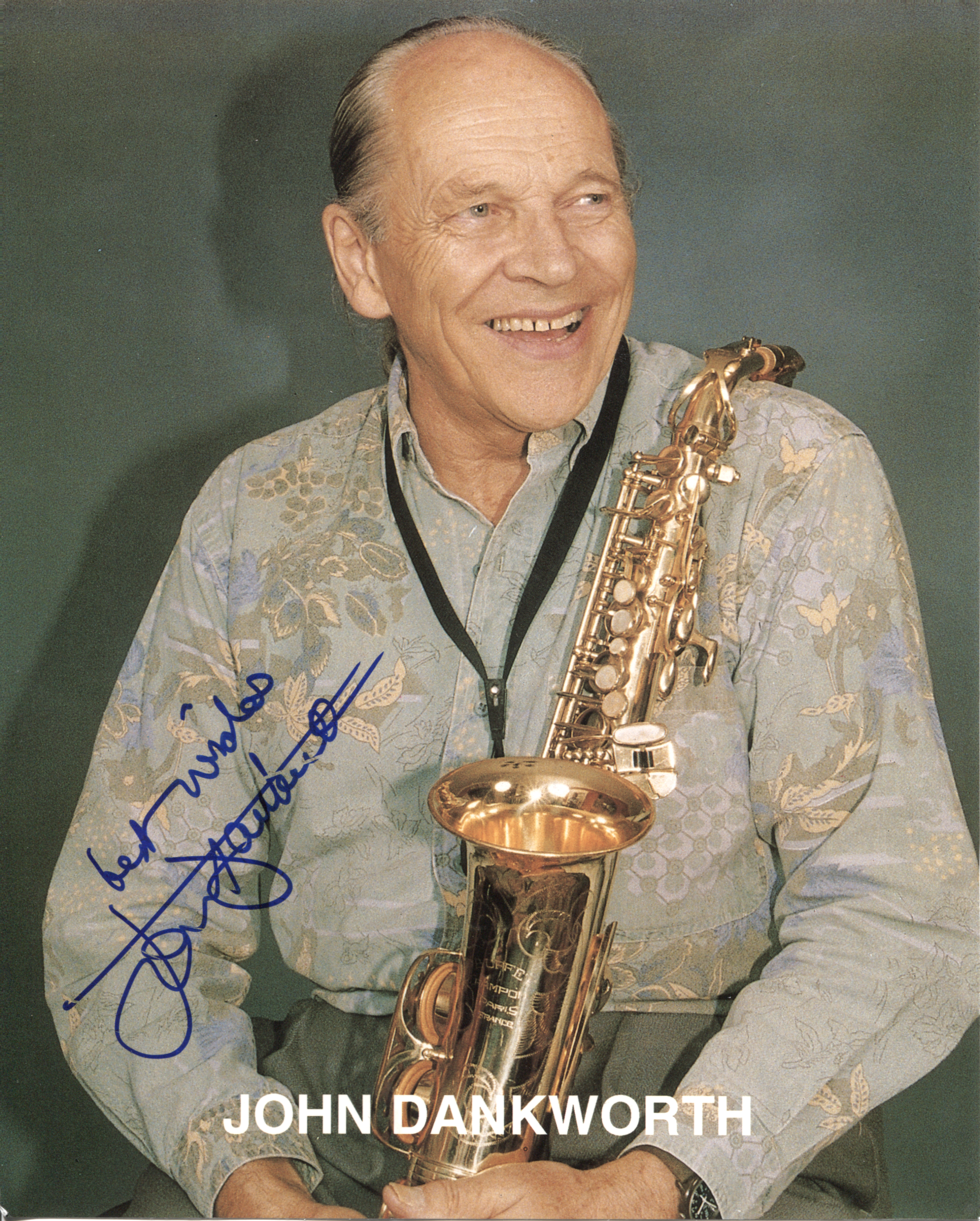 (Sir John Philip William, 1927-1010, Jazz Composer, Saxophonist, Clarinettist and Writer of Film Scores) — Sophie Dupré Autographs