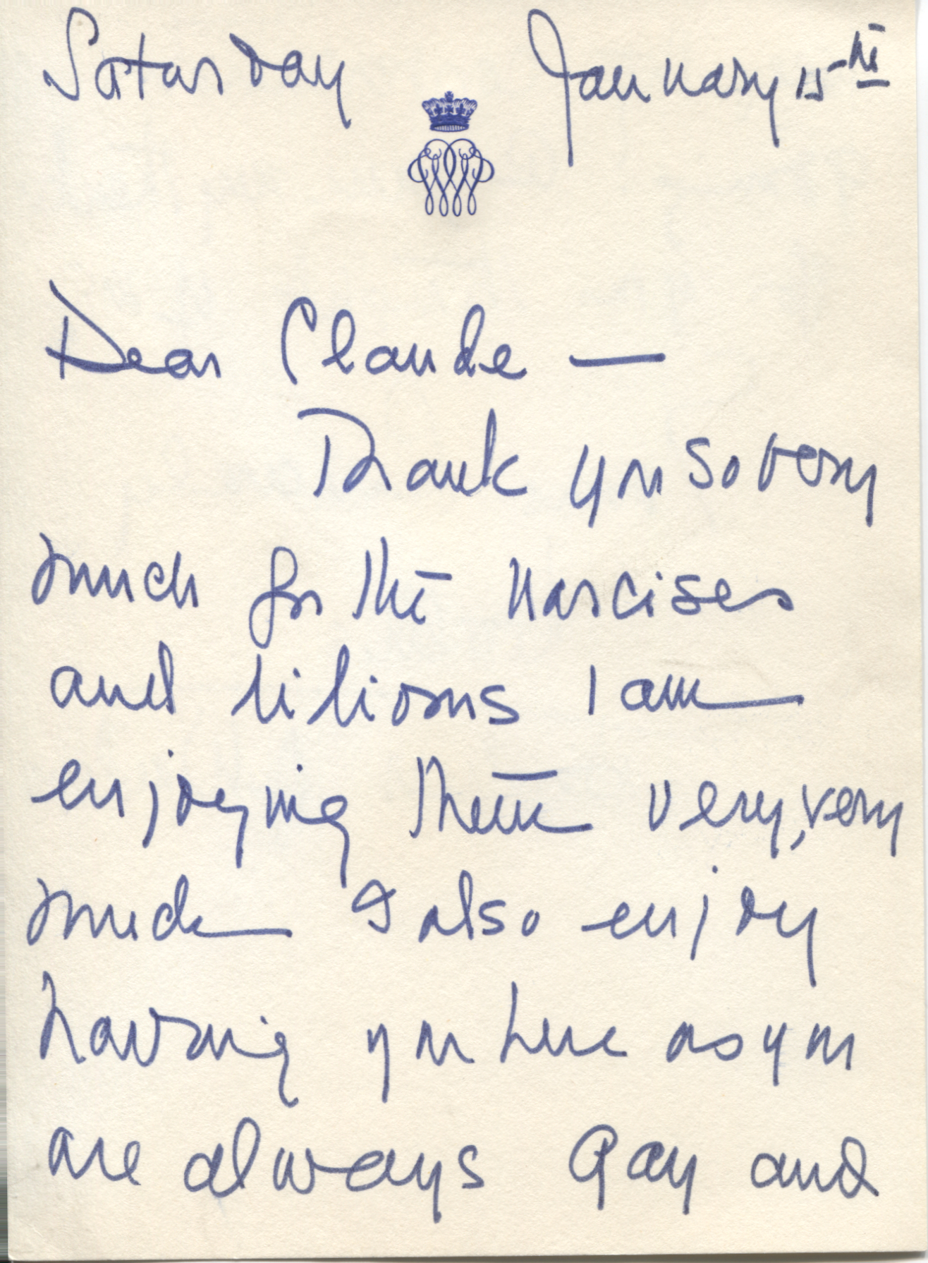 (Duchess of, Wallis Simpson, 1896-1986, Wife of Edward VIII)] — Sophie Dupré Autographs