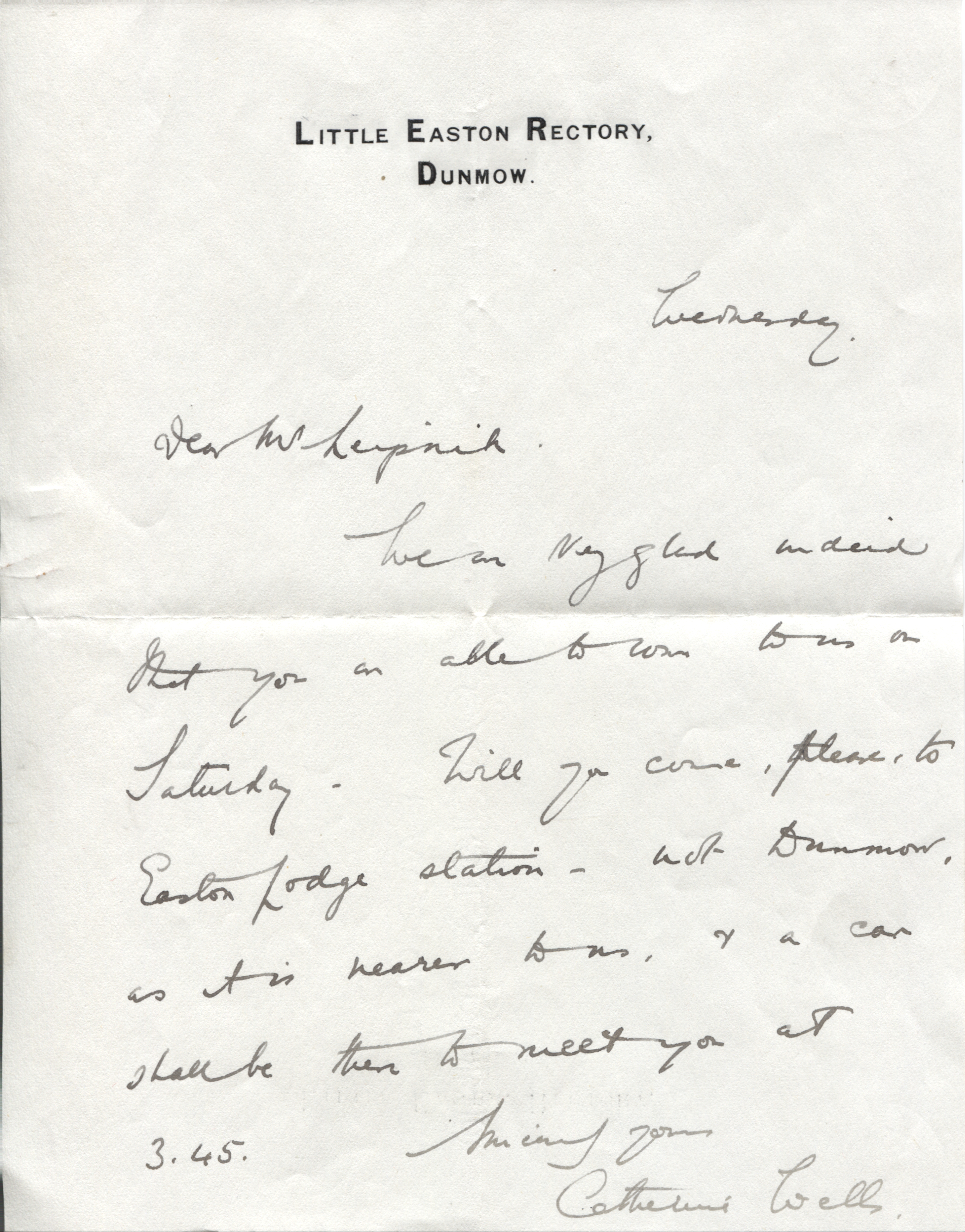 (Amy Catherine Robbins, 1895-1927, Writer and Poet, Wife of H. G. Wells) — Sophie Dupré Autographs