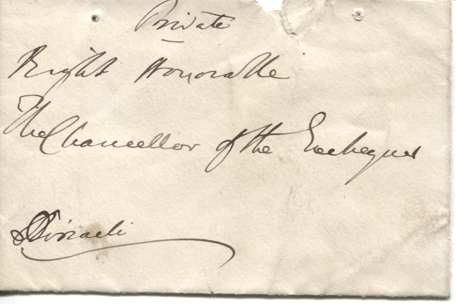 (Benjamin, Earl of Beaconsfield, 1804-1881, Prime Minister &amp; Novelist) — Sophie Dupré Autographs