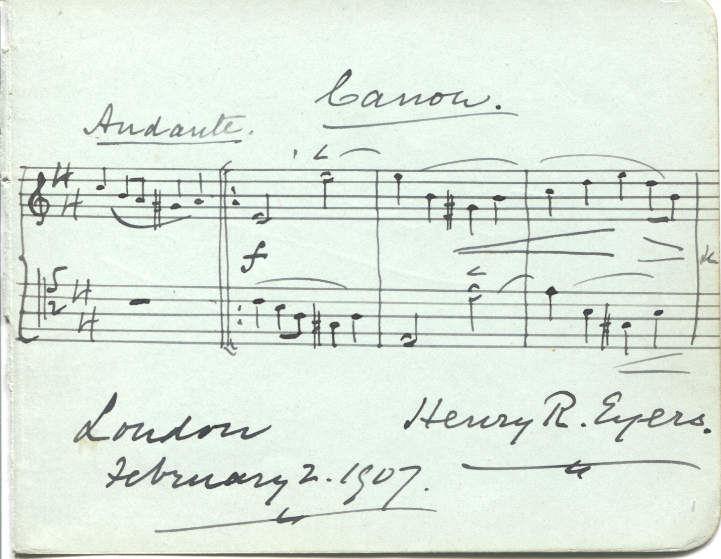 (Henry Robert, 1842-1919, Musician) — Sophie Dupré Autographs