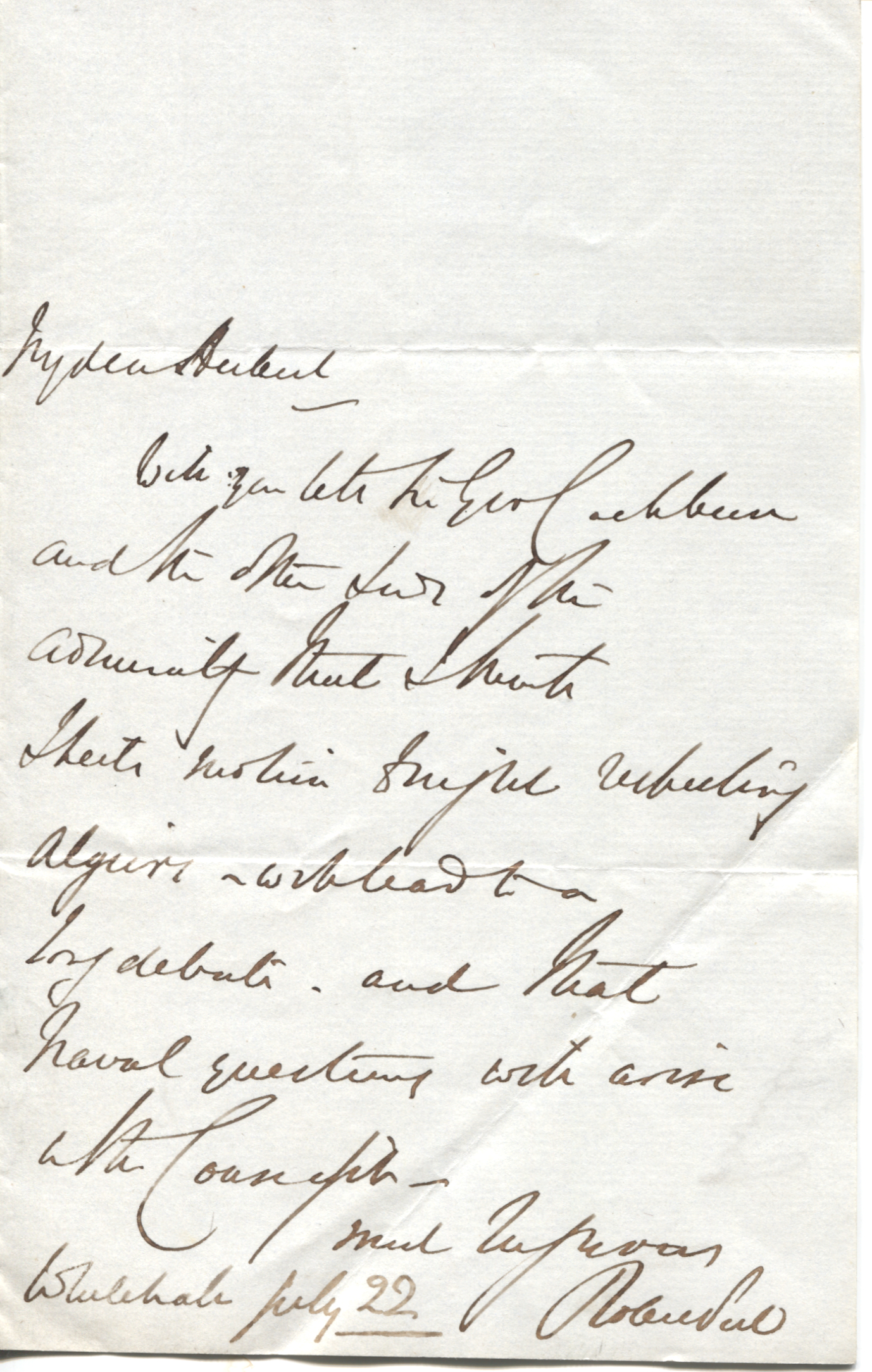 (Sir Robert, 1788-1850, Prime Minister) — Sophie Dupré Autographs