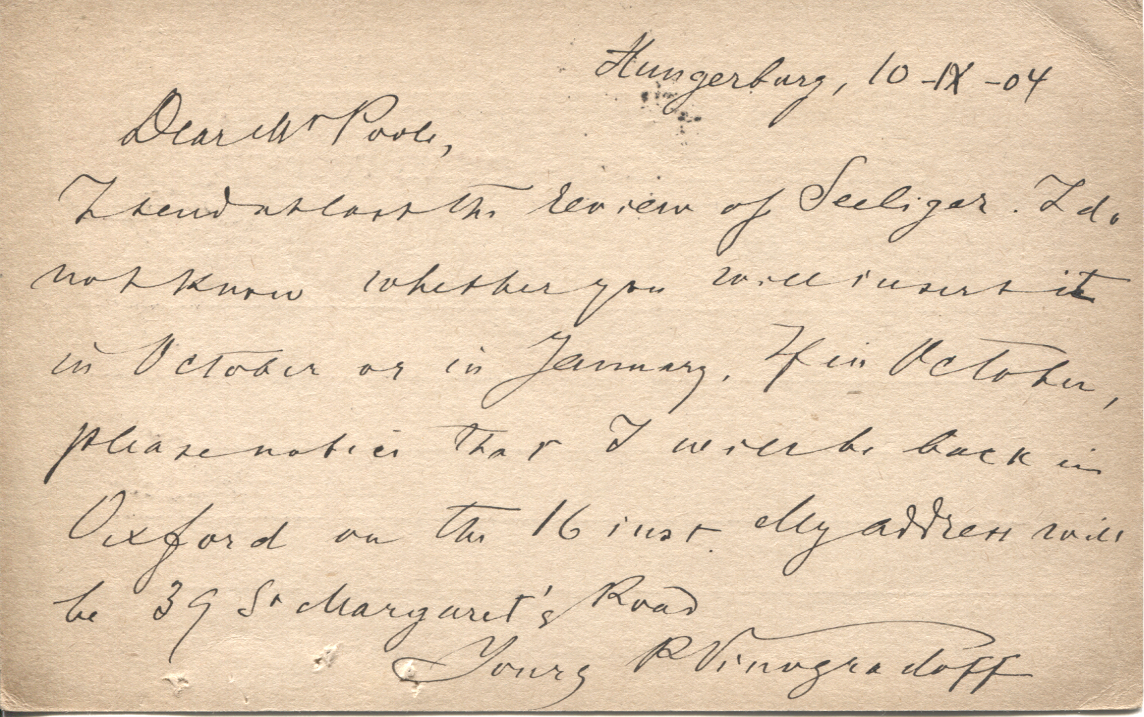 (Sir Paul, 1854-1925, Russian and British Historian and Medievalist) — Sophie Dupré Autographs