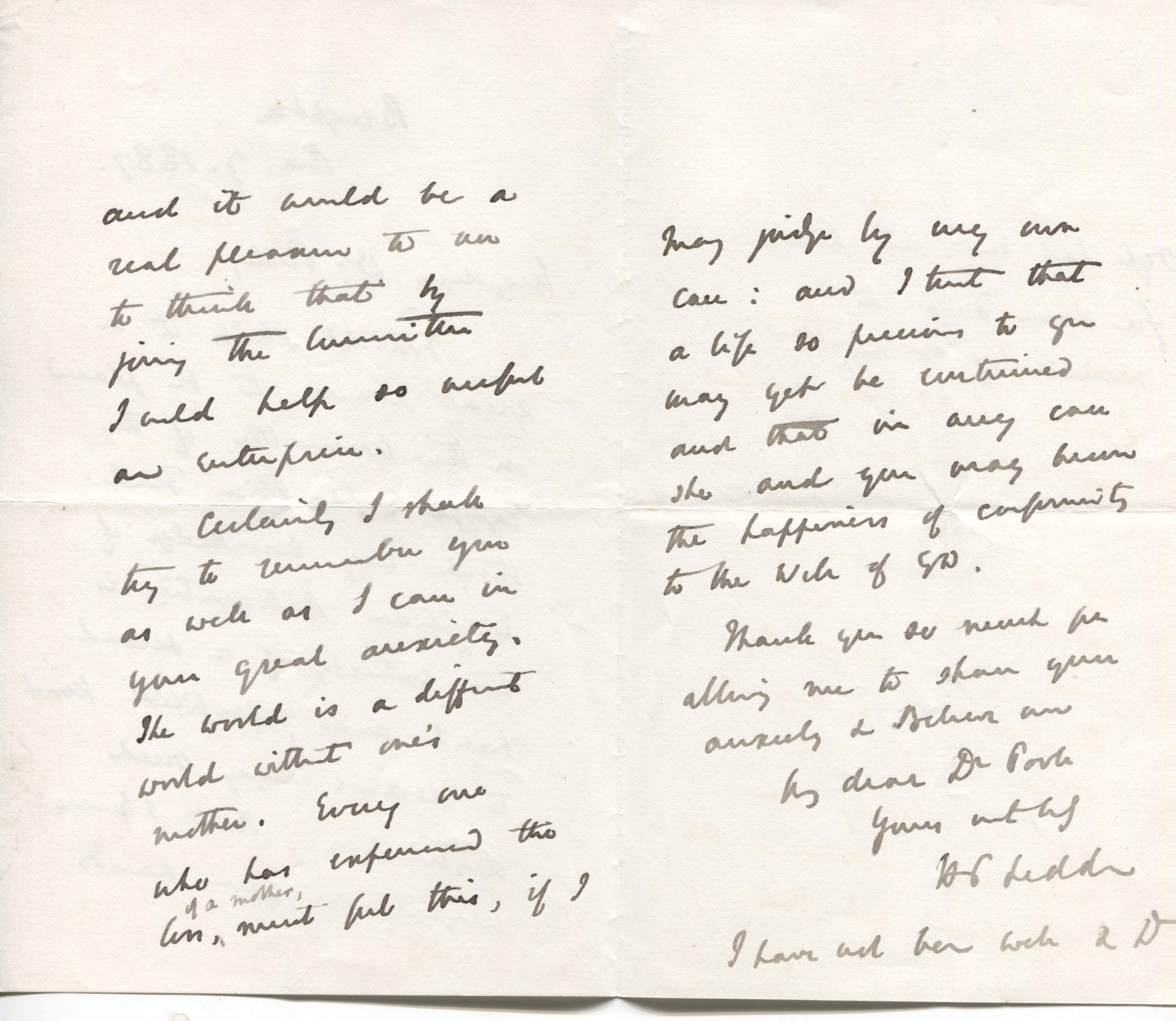 (Henry Parry, 1829-1890, Famous Preacher, from 1870 Canon of St. Paul’s) — Sophie Dupré Autographs