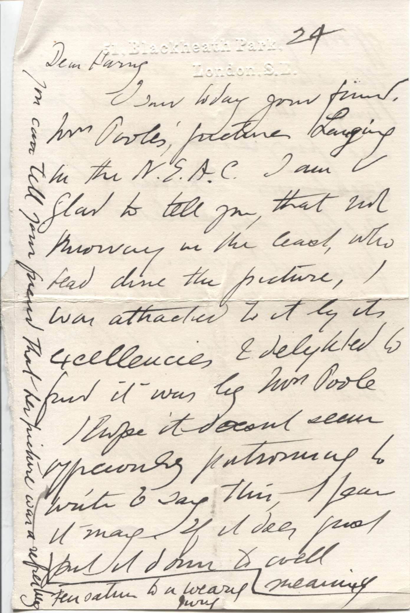 DODD — Autograph Postcard Signed with initials to “Dear Harry” | Sophie Dupré Autographs