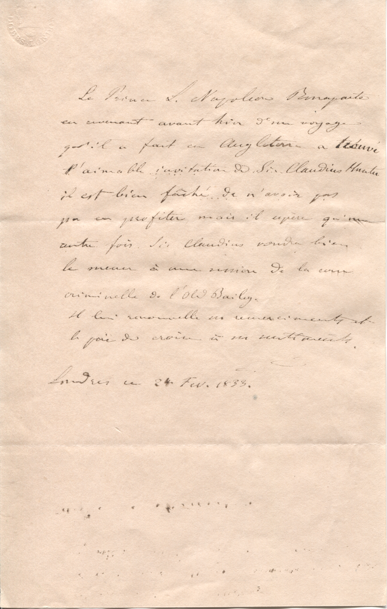  — Sophie Dupré Autographs