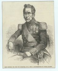 (Sir John Fox, 1782-1871, Inspector-General of Fortifications 1845-1868, Field Marshal) — Sophie Dupré Autographs