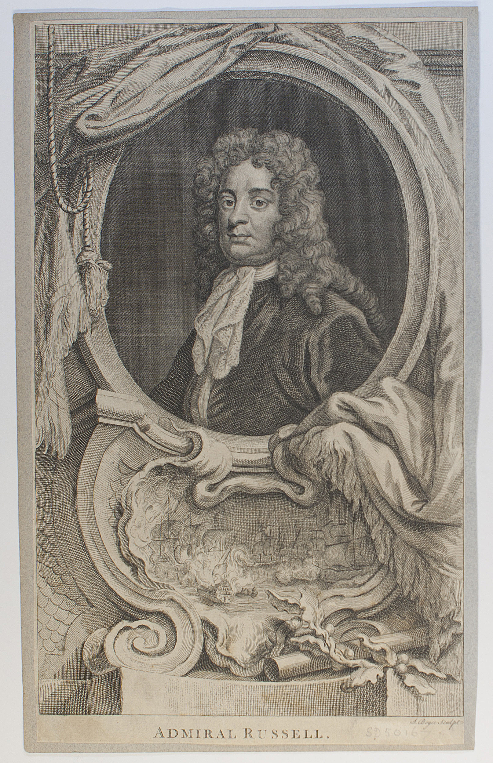 (Edward Russell, 1652-1727, Admiral, victor of La Hougue, 1st Earl) — Sophie Dupré Autographs