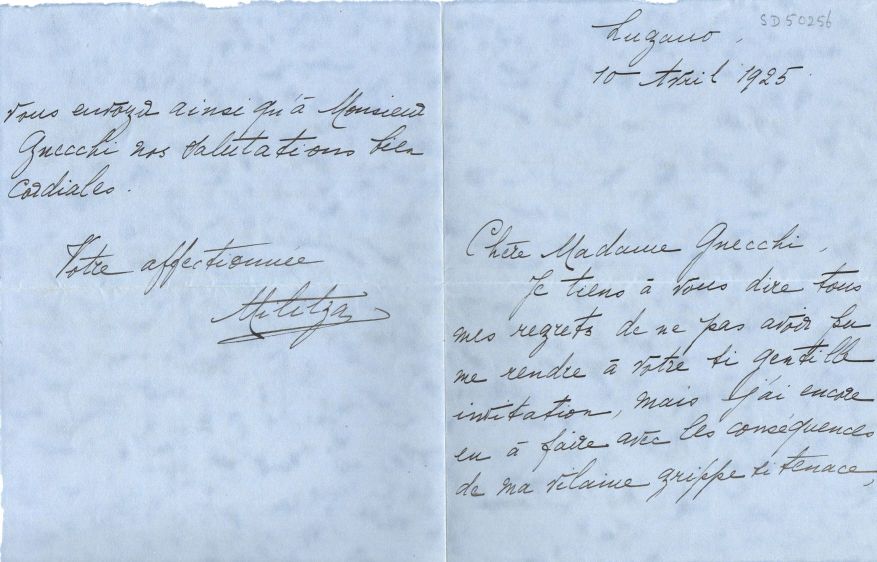 (1880-1946, née Duchess Jutta of Mecklenburg-Strelitz, wife (1899) of Danilo II, 1871-1939, Crown Prince and, for six days in 1921, King-in-Exile of Montenegro) — Sophie Dupré Autographs