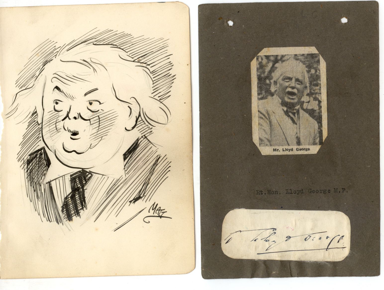 (David, 1863-1945, Prime Minister and 1st Earl) — Sophie Dupré Autographs
