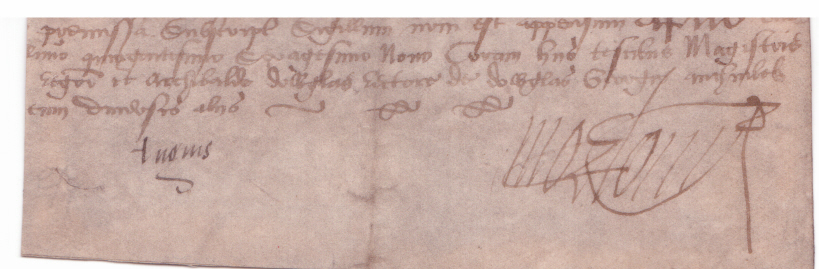 (James Douglas, c.1516-1581, Lord Chancellor of Scotland, 1563-1566 and 1567-1573, Regent for James VI 1572-1578, from 1553 4th Earl) — Sophie Dupré Autographs