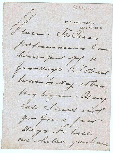 (Marie, 1856-1925, Mezzo Soprano) — Sophie Dupré Autographs