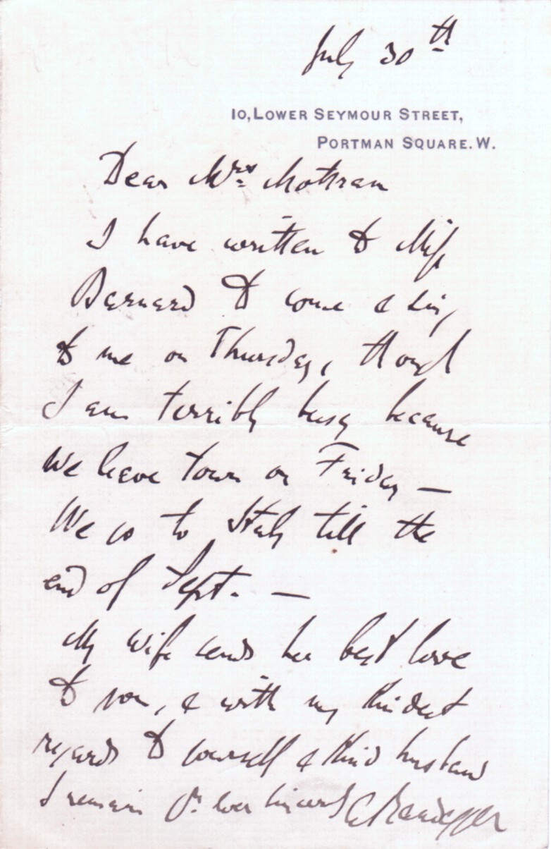 (Alberto, 1832-1911, Trieste-born Composer, Teacher, and Conductor) — Sophie Dupré Autographs